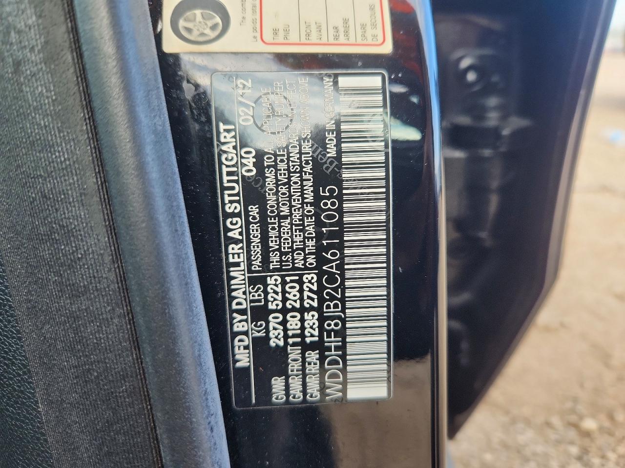 2012 Mercedes-benz E 350 4matic Black vin: WDDHF8JB2CA611085