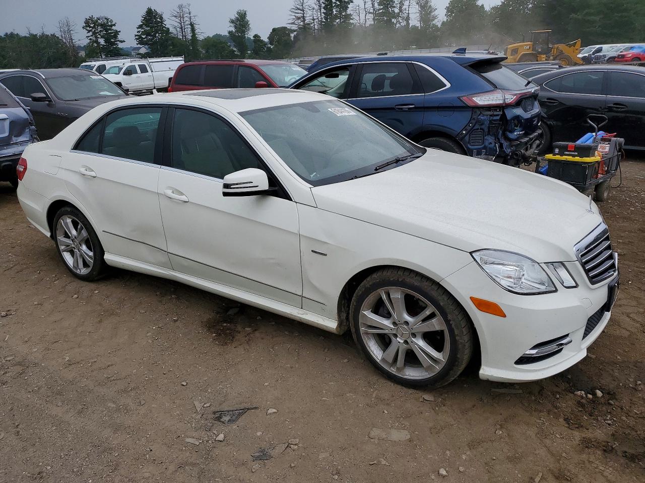 2012 Mercedes-benz E 350 4matic White vin: WDDHF8JB2CA638688