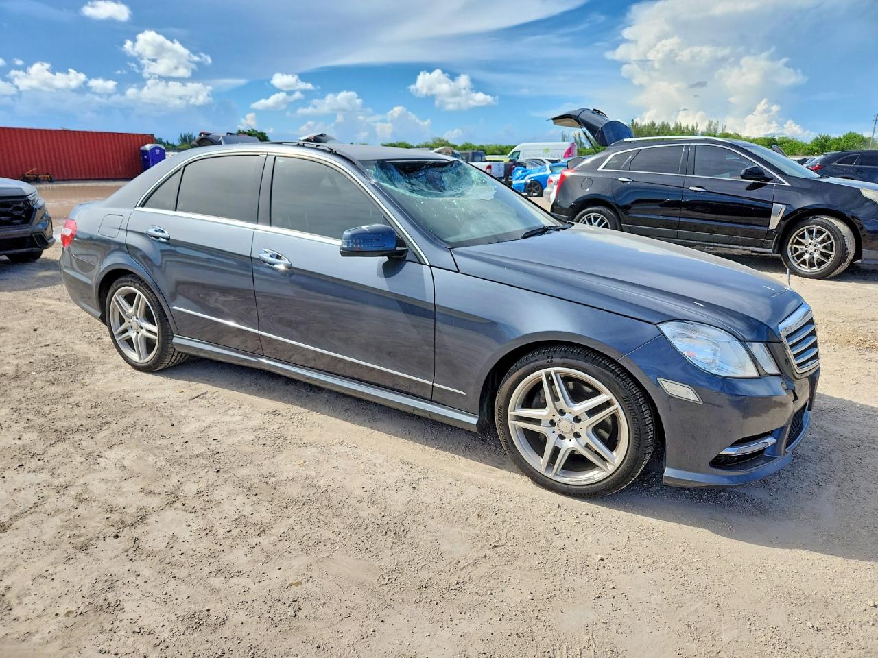 2013 Mercedes-benz E 350 4matic Серый vin: WDDHF8JB2DA675130