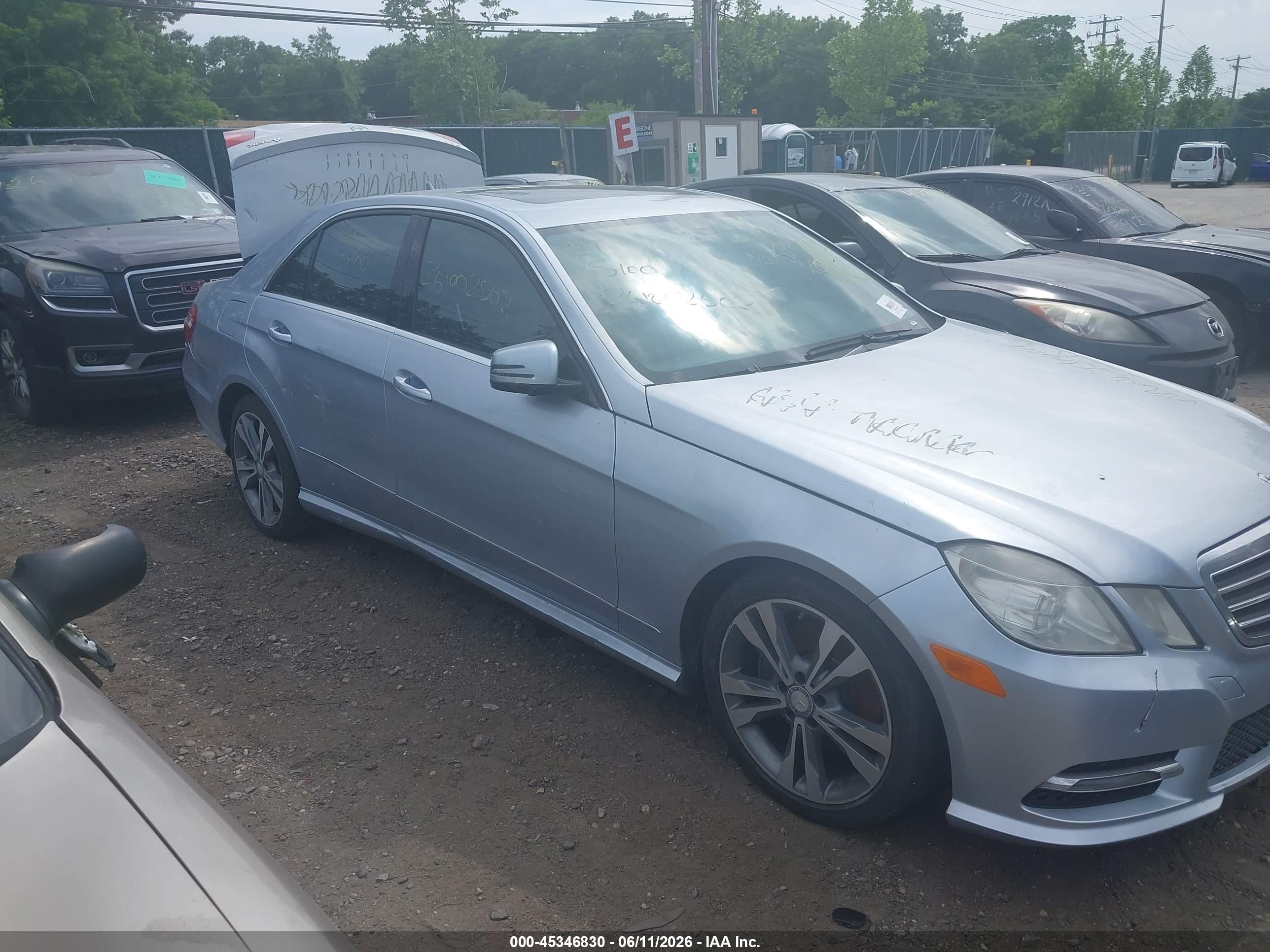 2013 Mercedes-benz E 350 4matic Silver vin: WDDHF8JB2DA744382