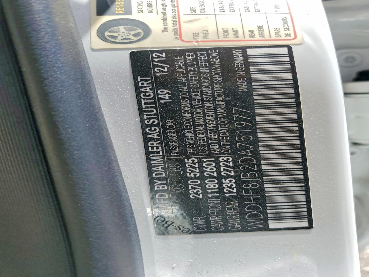2013 Mercedes-benz E 350 4matic Белый vin: WDDHF8JB2DA751977