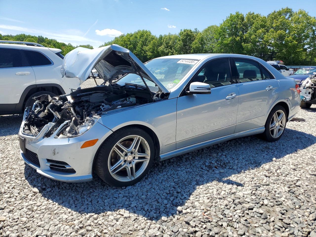 2013 Mercedes-benz E 350 4matic Silver vin: WDDHF8JB2DA768455