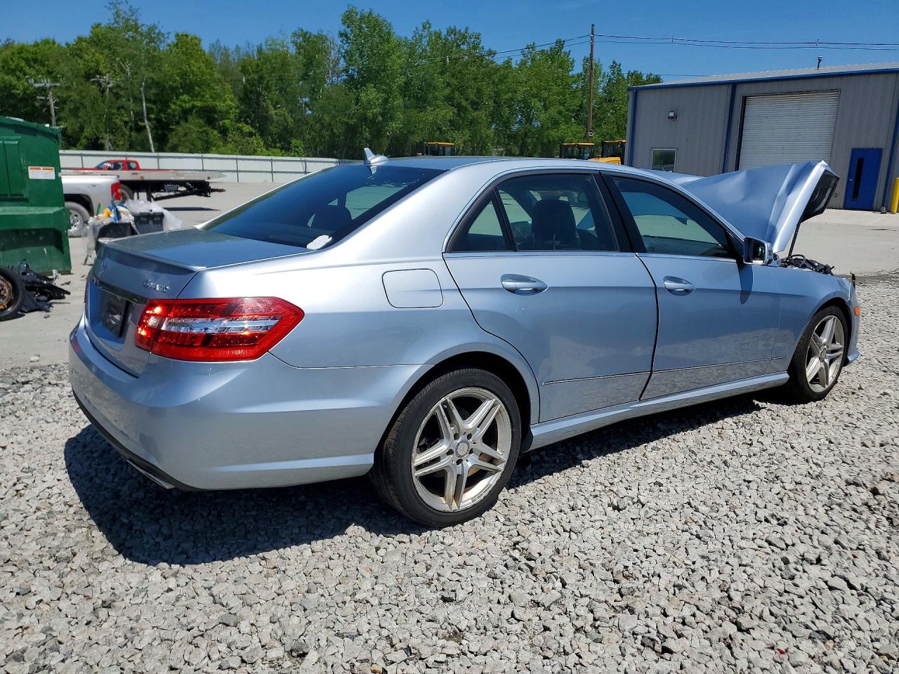 2013 Mercedes-benz E 350 4matic Silver vin: WDDHF8JB2DA768455