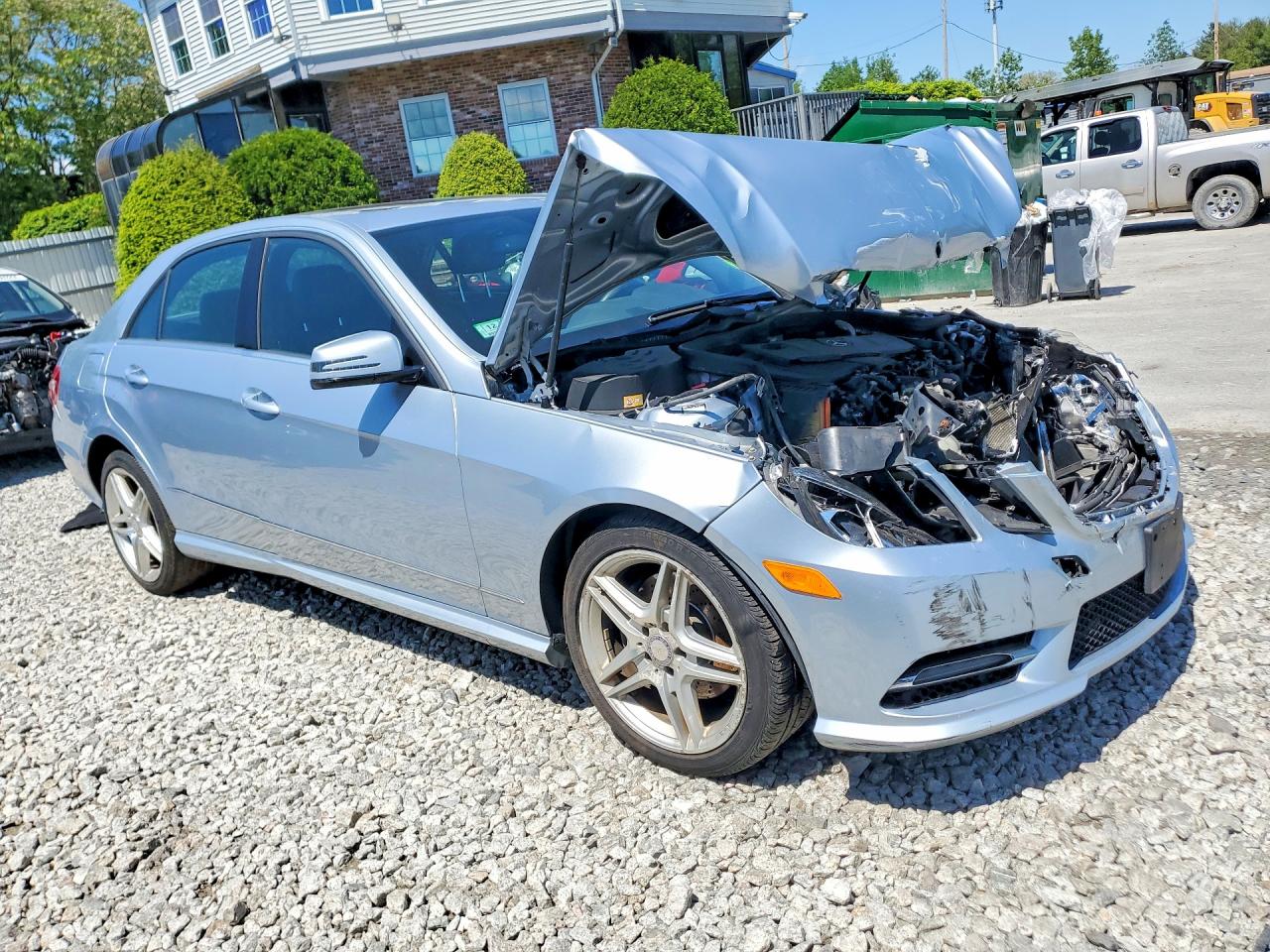 2013 Mercedes-benz E 350 4matic Silver vin: WDDHF8JB2DA768455