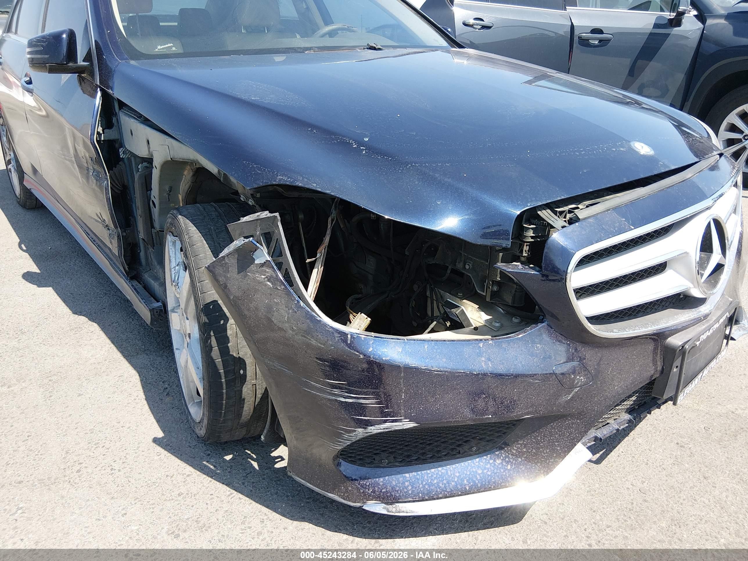 2014 Mercedes-benz E 350 4matic Dark Blue vin: WDDHF8JB2EA889715