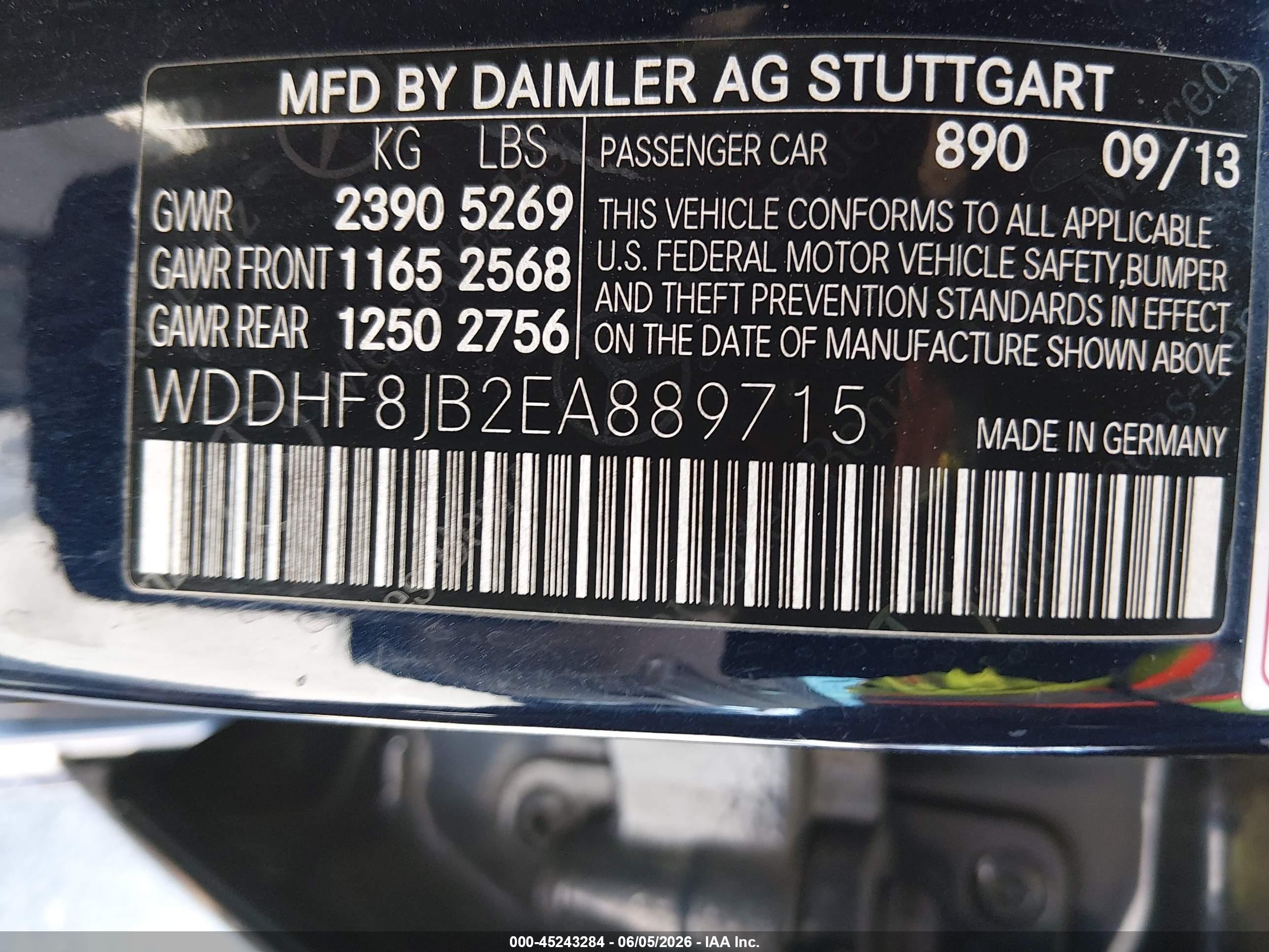 2014 Mercedes-benz E 350 4matic Dark Blue vin: WDDHF8JB2EA889715