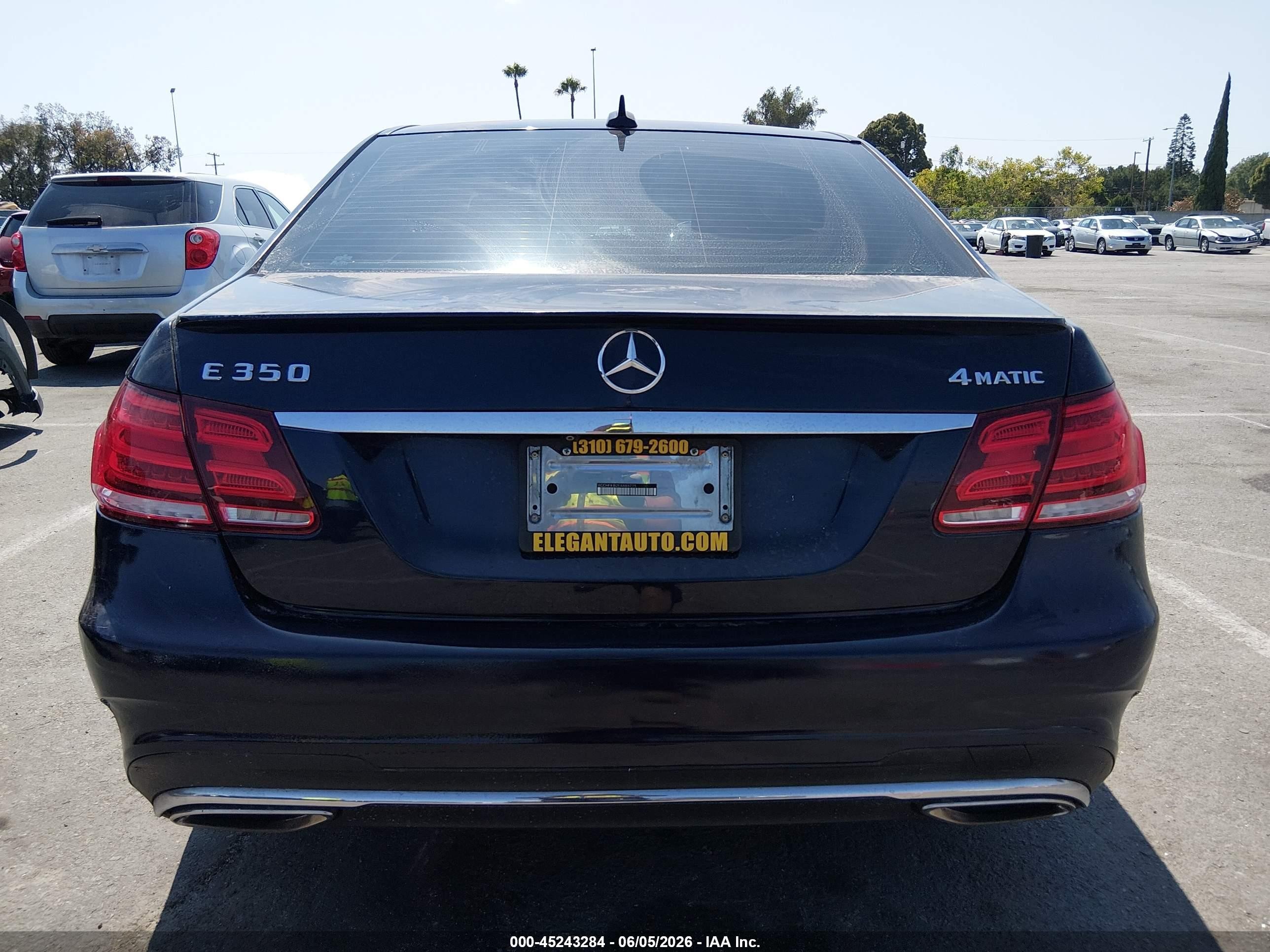 2014 Mercedes-benz E 350 4matic Dark Blue vin: WDDHF8JB2EA889715