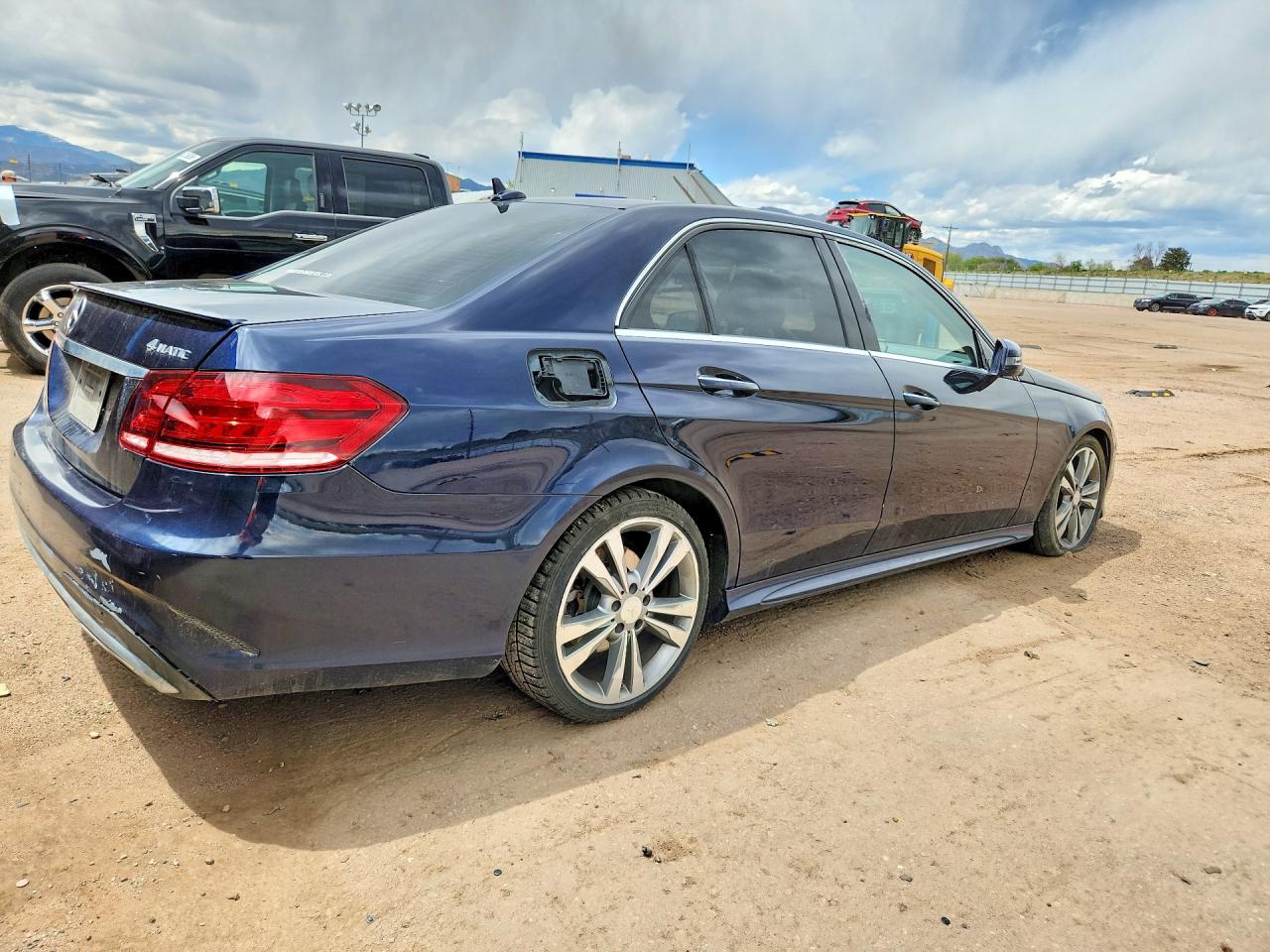 2014 Mercedes-benz E 350 4matic Синий vin: WDDHF8JB2EA909834