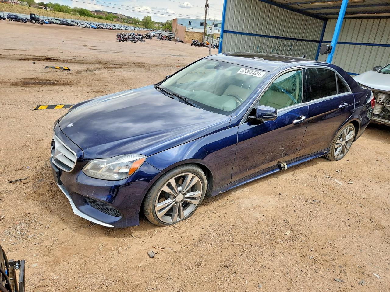 2014 Mercedes-benz E 350 4matic Синий vin: WDDHF8JB2EA909834