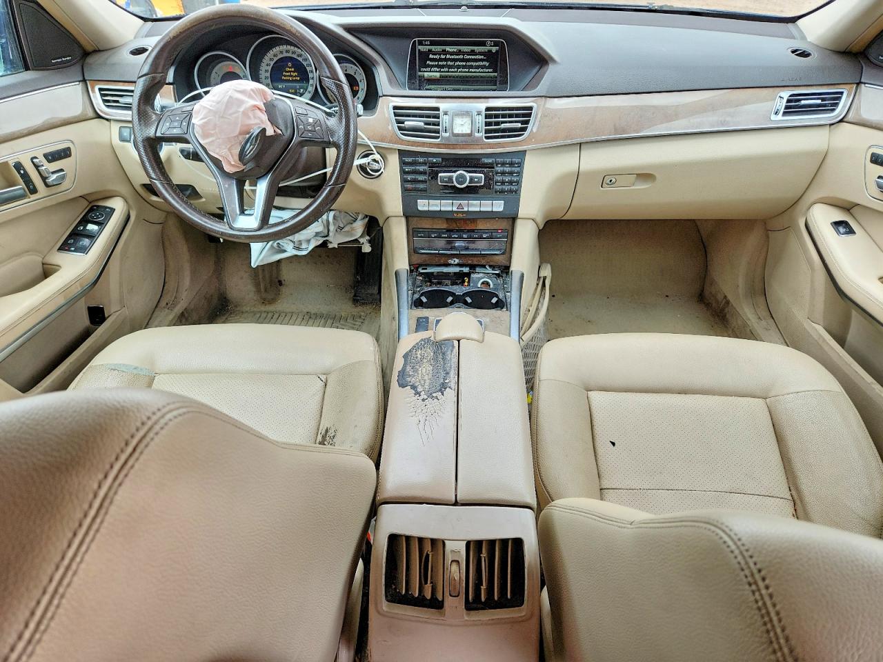 2014 Mercedes-benz E 350 4matic Синий vin: WDDHF8JB2EA909834
