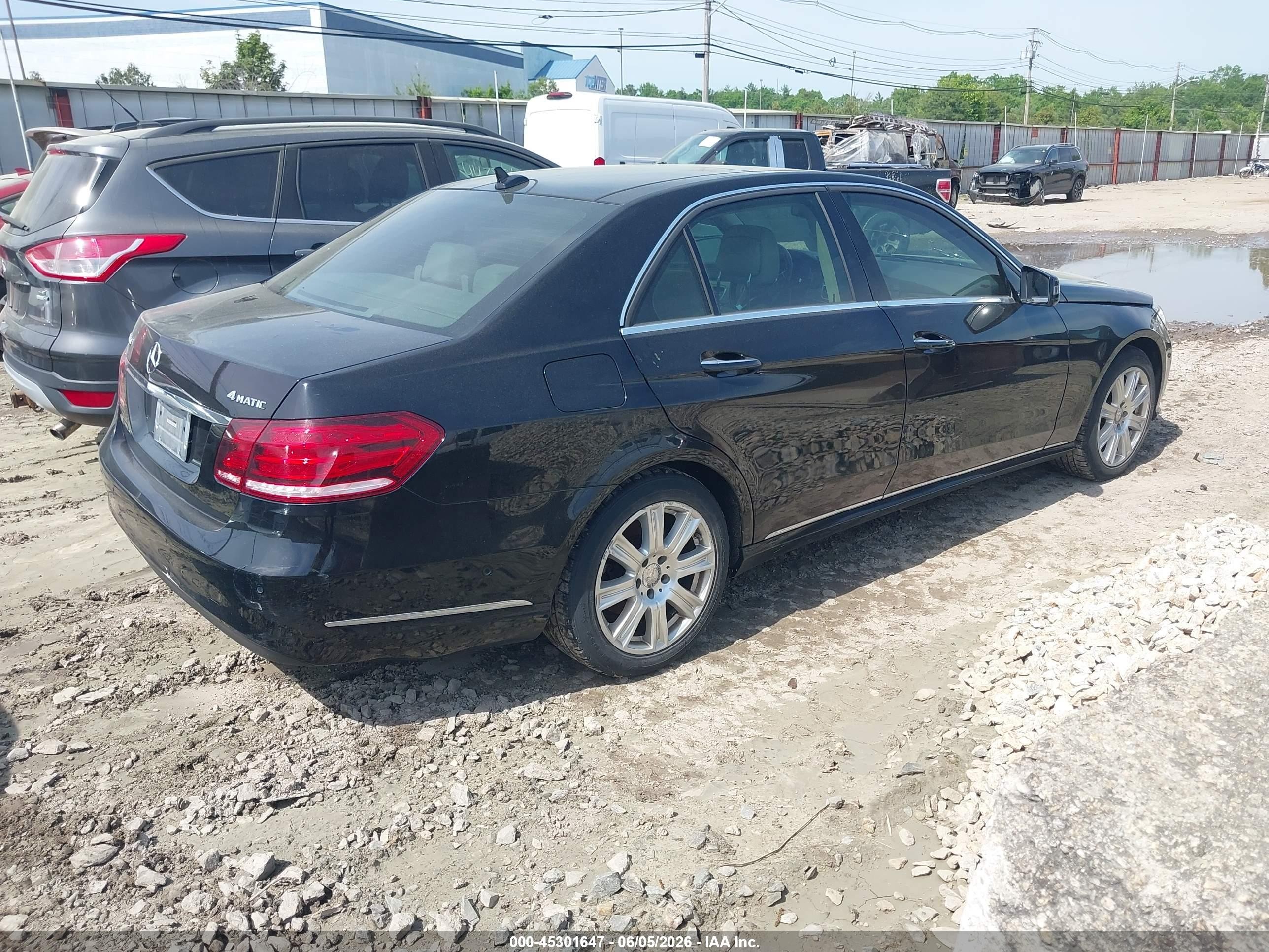 2014 Mercedes-benz E 350 4matic Black vin: WDDHF8JB2EA912877