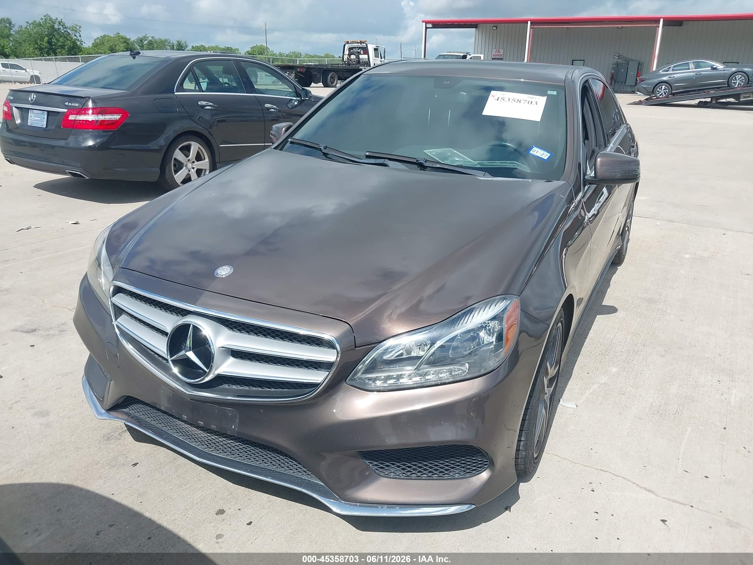 2014 Mercedes-benz E 350 4matic Коричневый vin: WDDHF8JB2EA975168