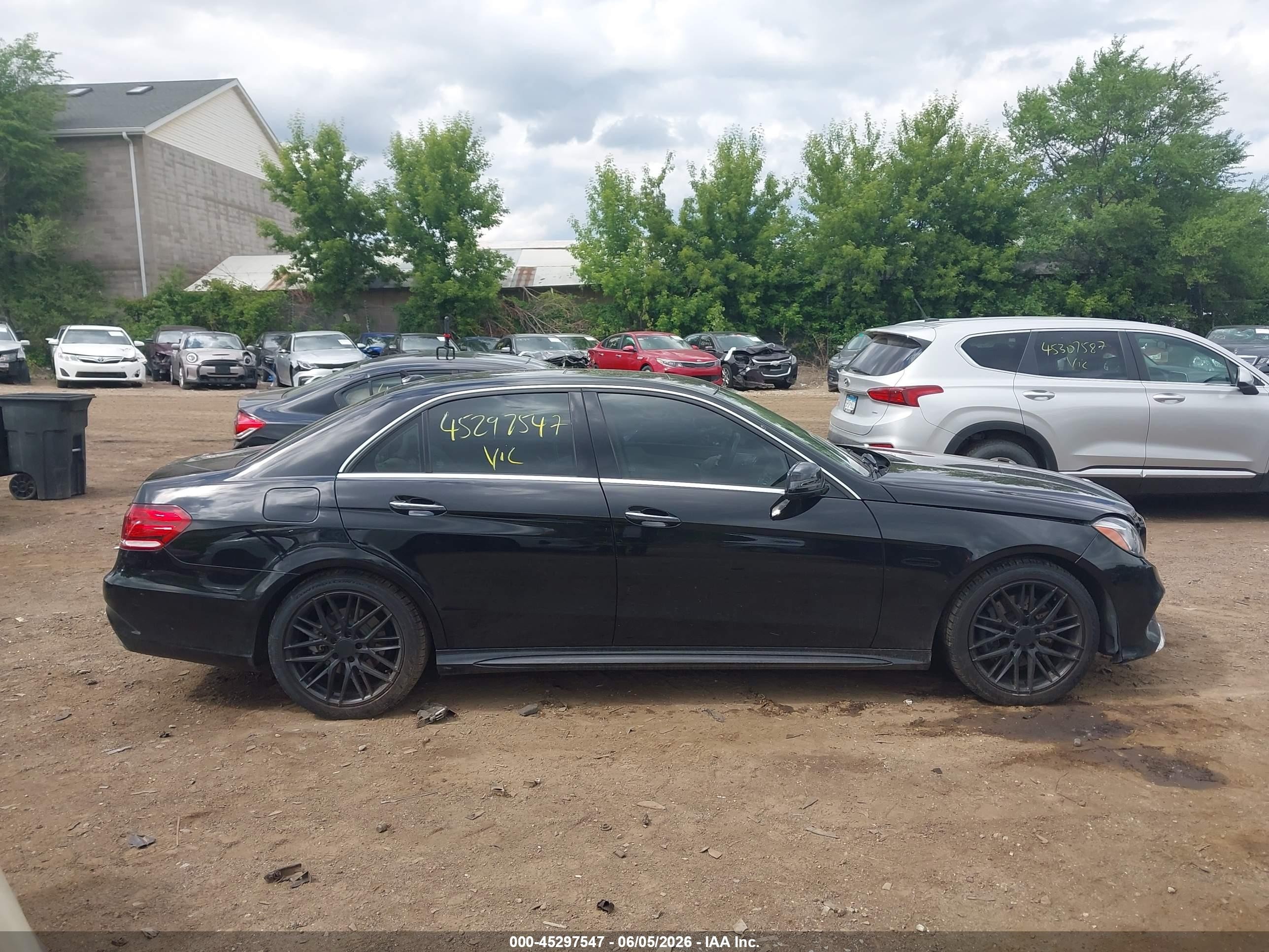 2014 Mercedes-benz E 350 4matic Black vin: WDDHF8JB2EA995114