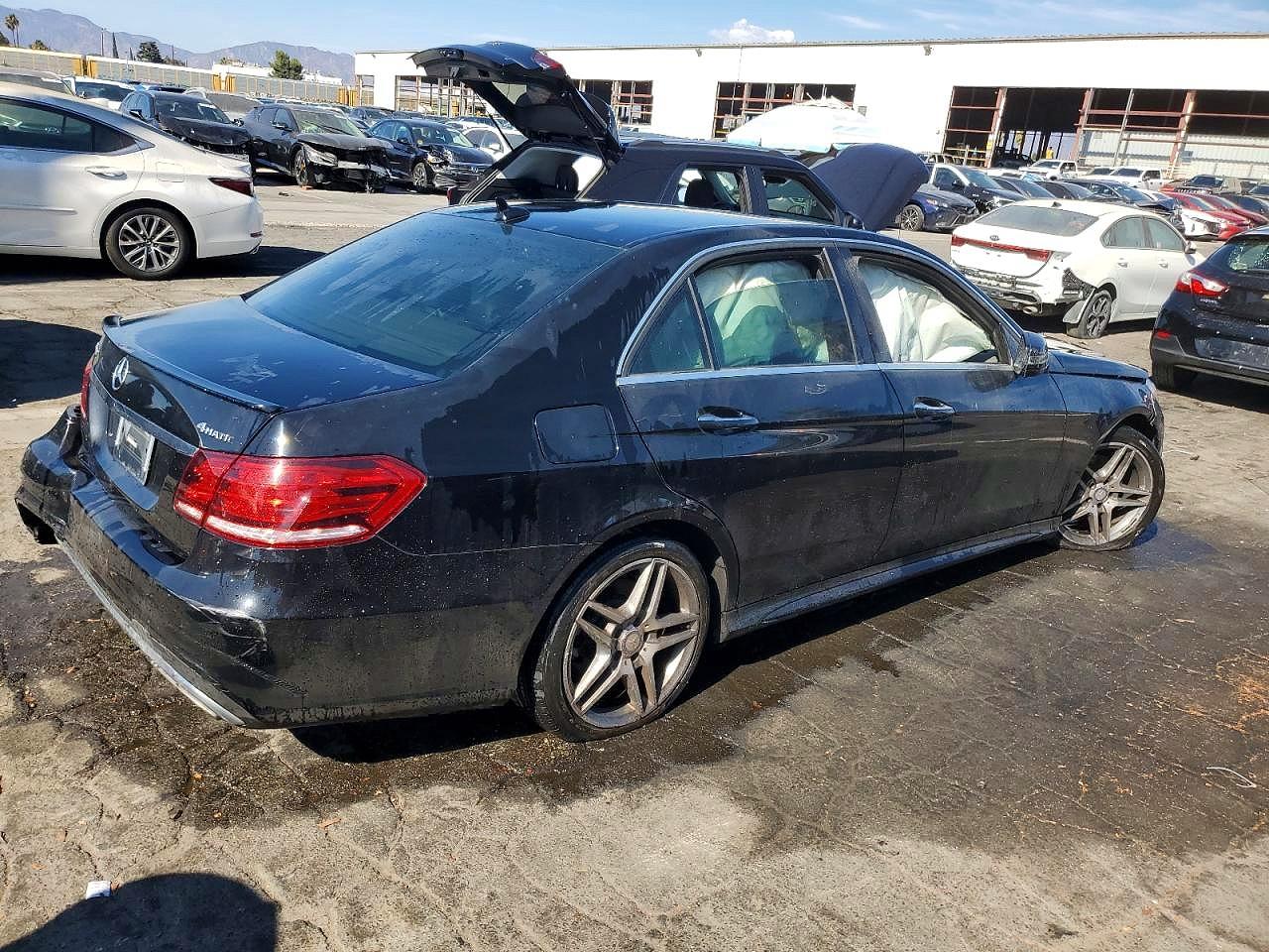 2014 Mercedes-benz E 350 4matic Black vin: WDDHF8JB2EB042154