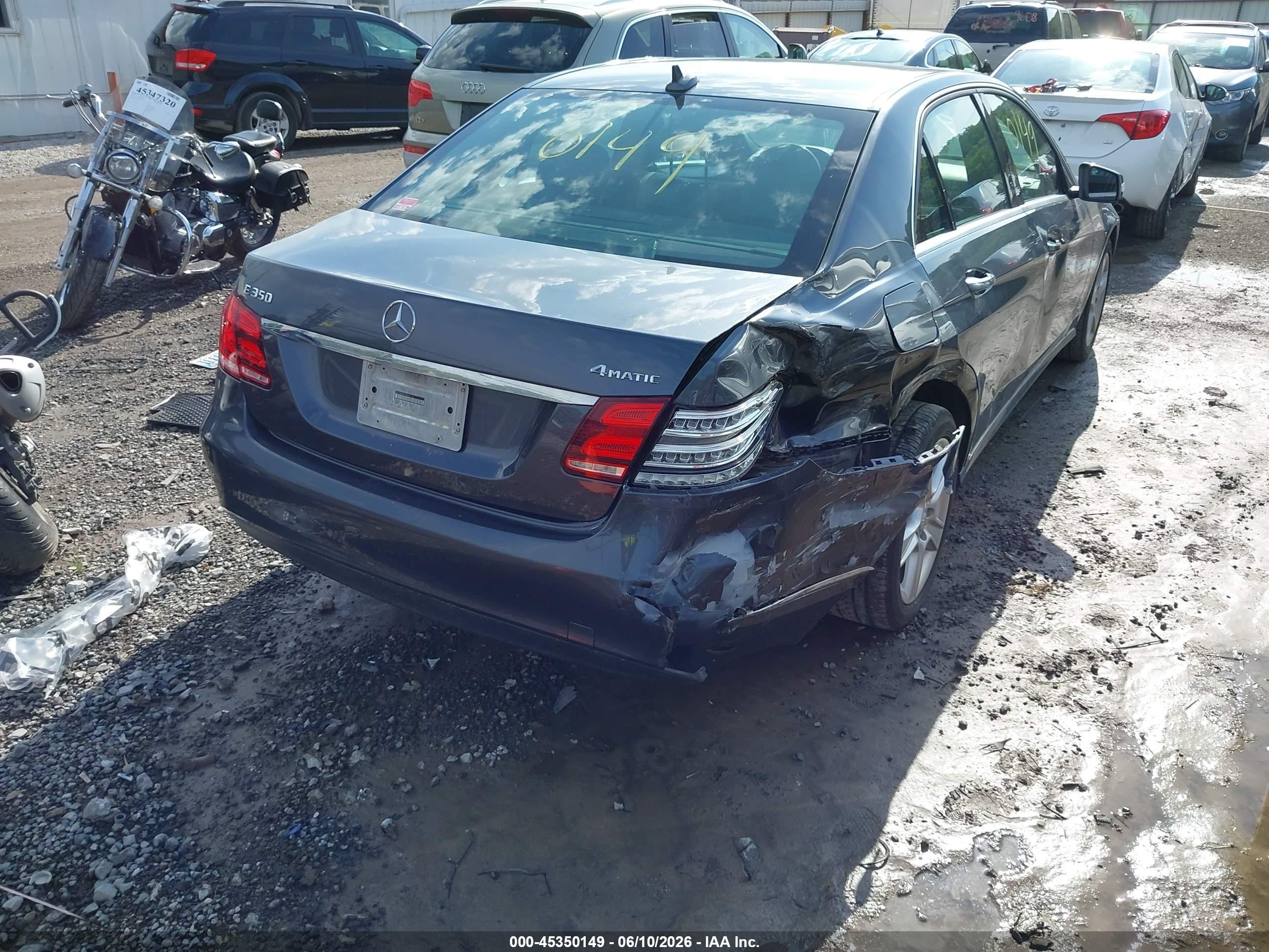 2014 Mercedes-benz E 350 4matic Gray vin: WDDHF8JB2EB057141