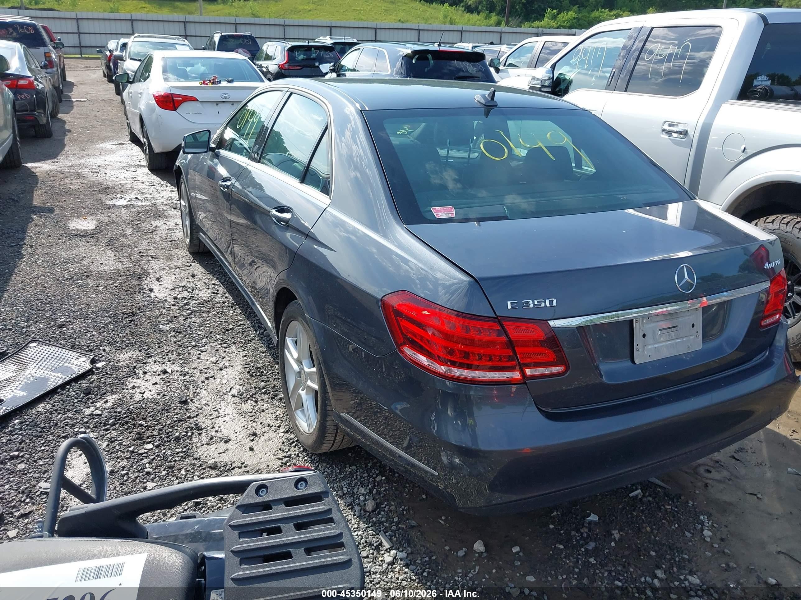 2014 Mercedes-benz E 350 4matic Gray vin: WDDHF8JB2EB057141