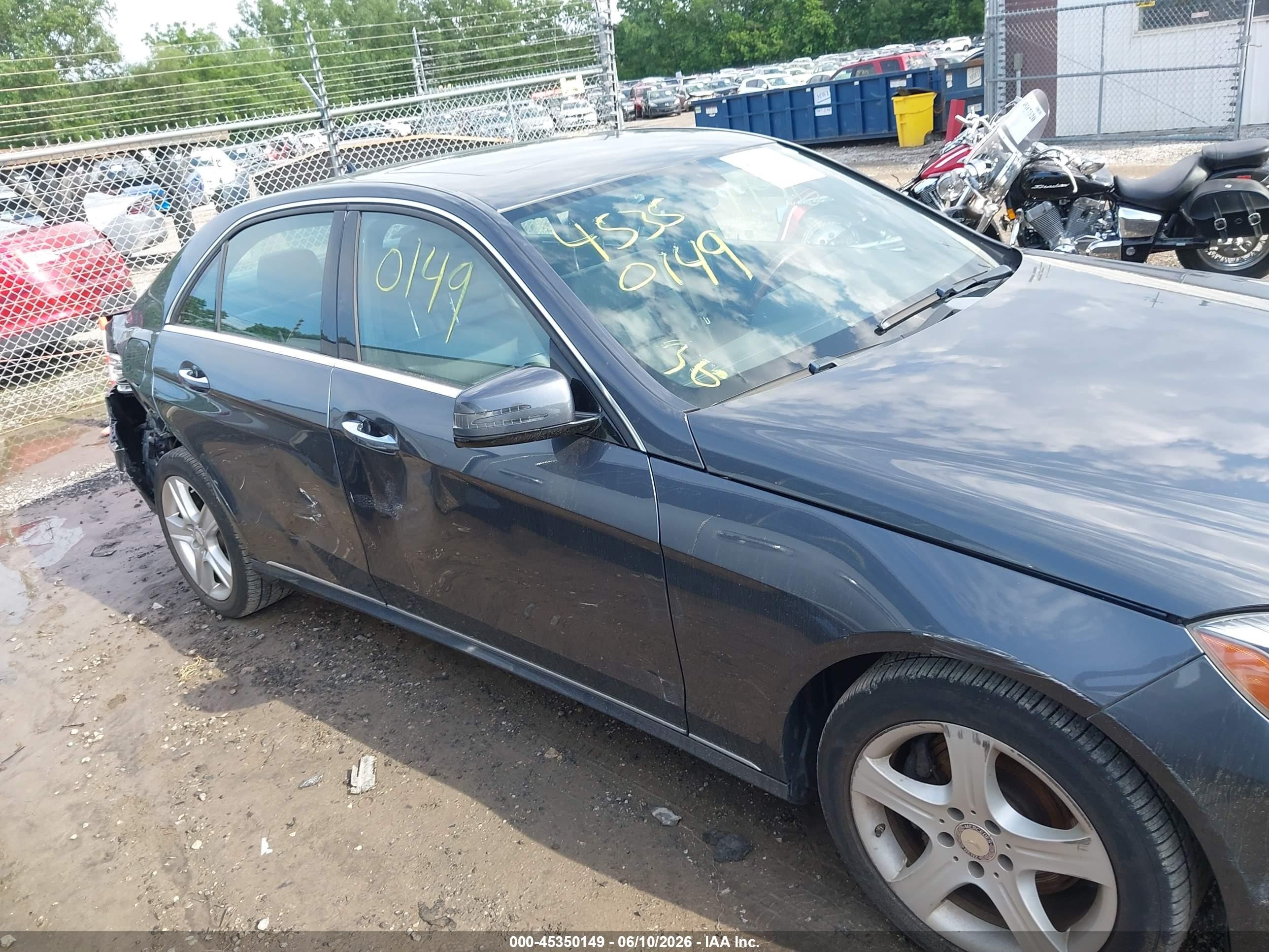 2014 Mercedes-benz E 350 4matic Gray vin: WDDHF8JB2EB057141
