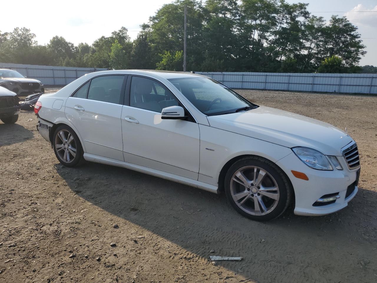2012 Mercedes-benz E 350 4matic White vin: WDDHF8JB3CA568800