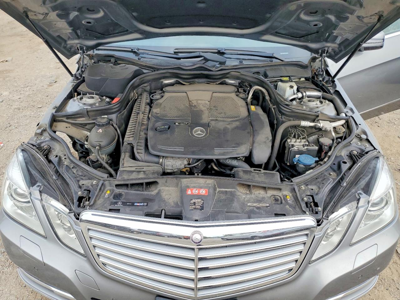 2012 Mercedes-benz E 350 4matic Silver vin: WDDHF8JB3CA620555