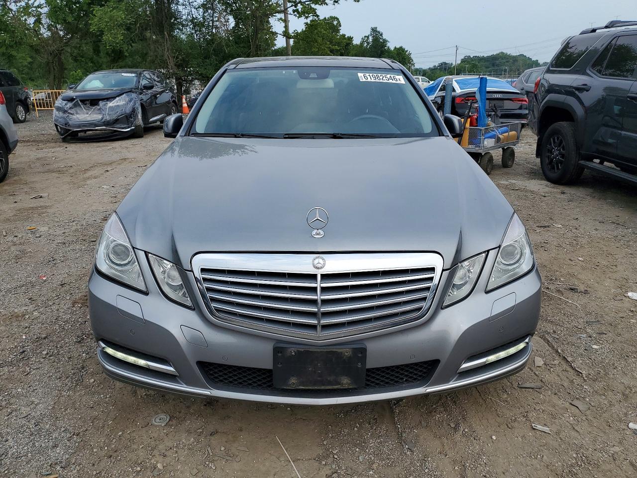 2012 Mercedes-benz E 350 4matic Silver vin: WDDHF8JB3CA620555