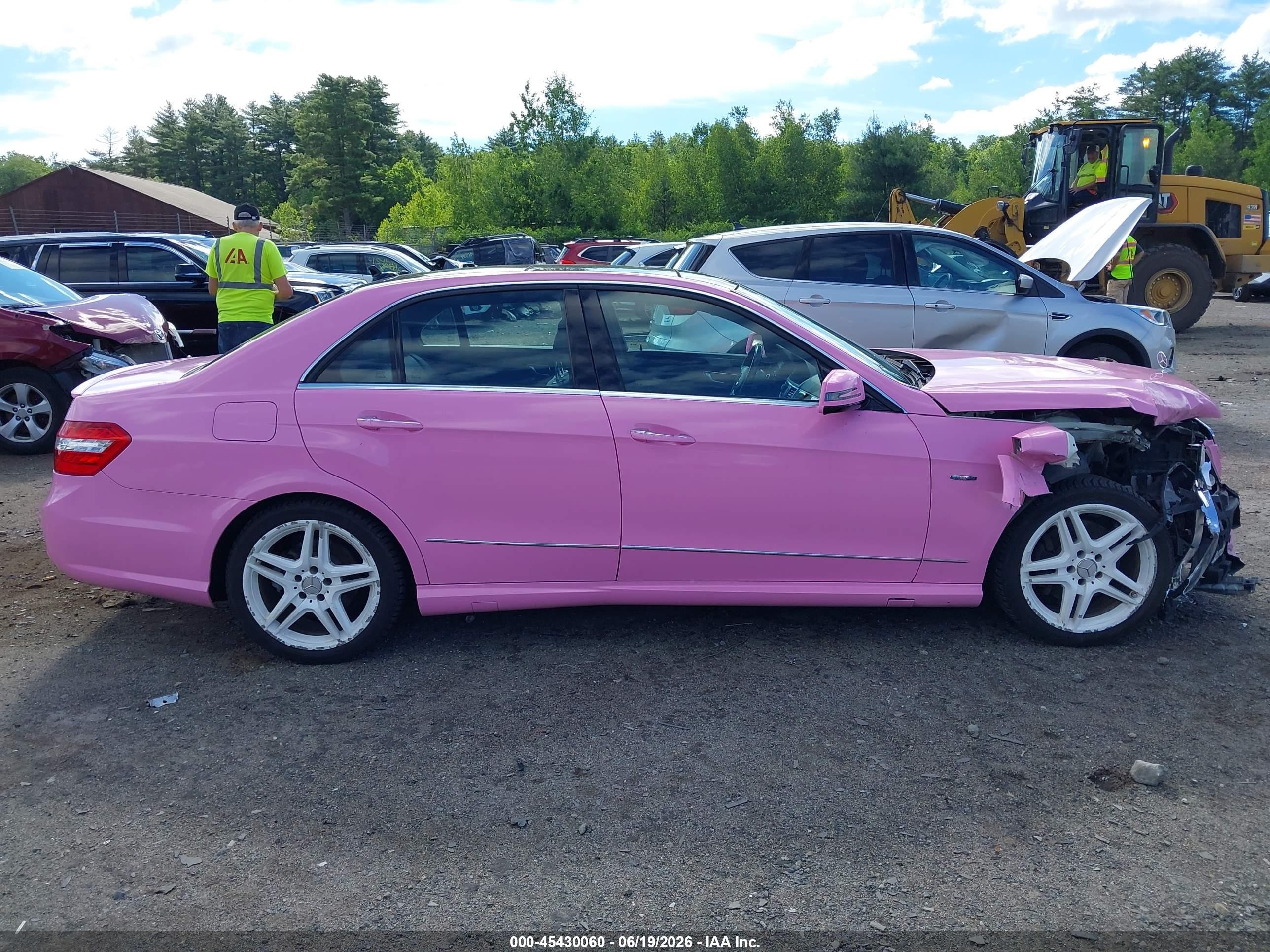 2012 Mercedes-benz E 350 4matic Pink vin: WDDHF8JB3CA628820