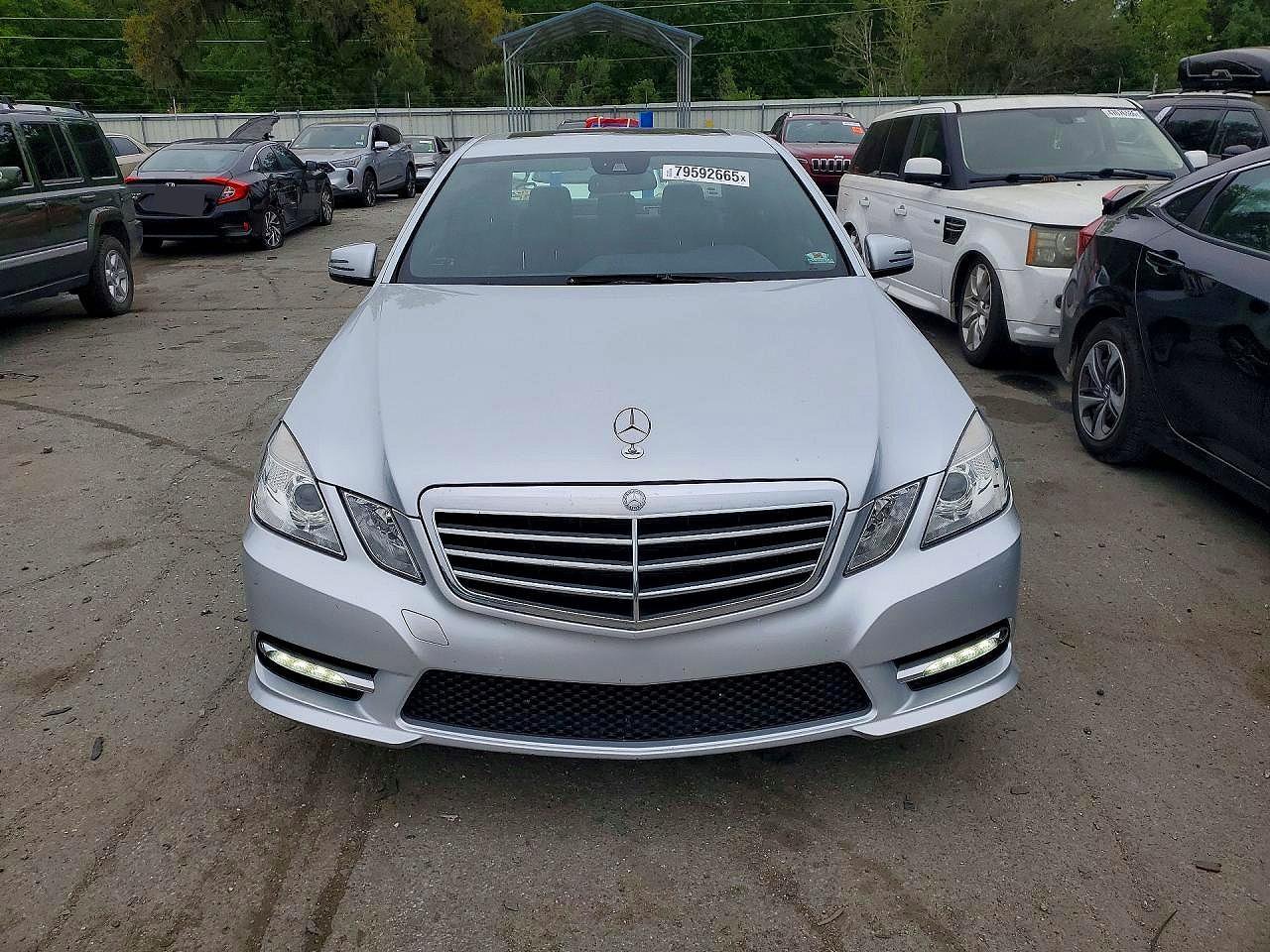2013 Mercedes-benz E 350 4matic Silver vin: WDDHF8JB3DA733438