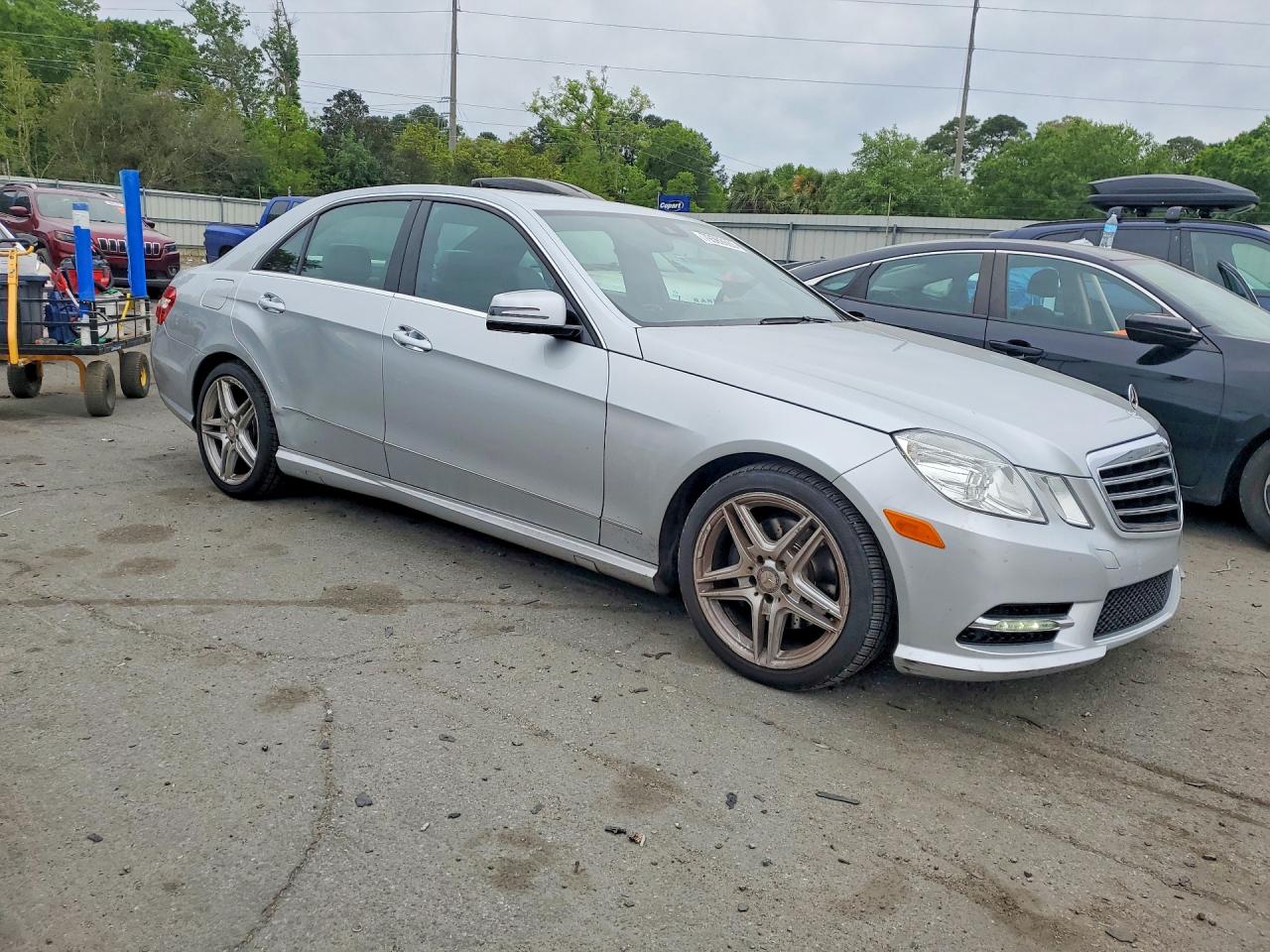 2013 Mercedes-benz E 350 4matic Silver vin: WDDHF8JB3DA733438