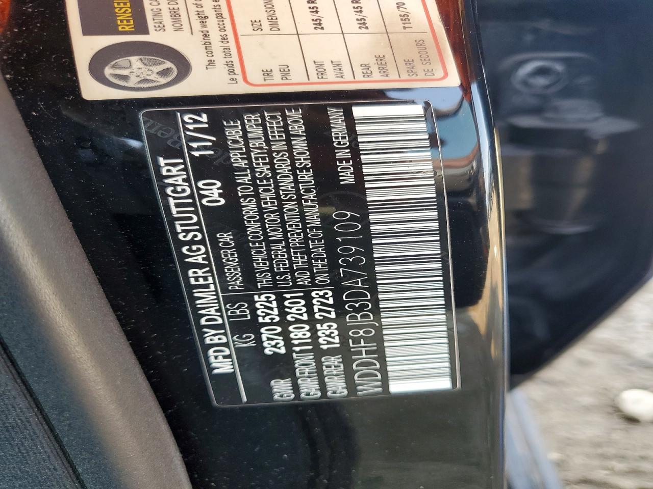 2013 Mercedes-benz E 350 4matic Black vin: WDDHF8JB3DA739109