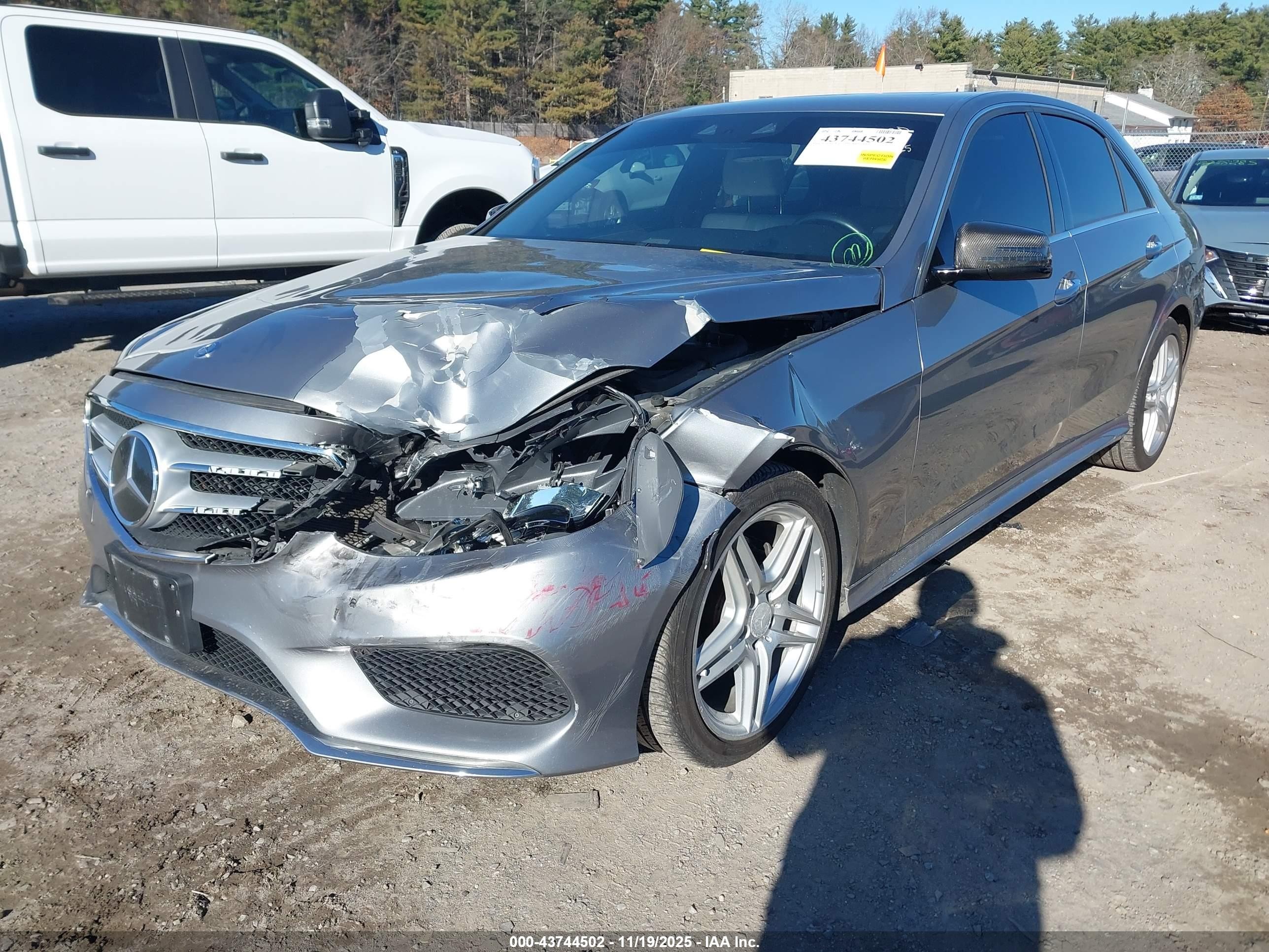 2014 Mercedes-benz E 350 4matic Gray vin: WDDHF8JB3EA859199