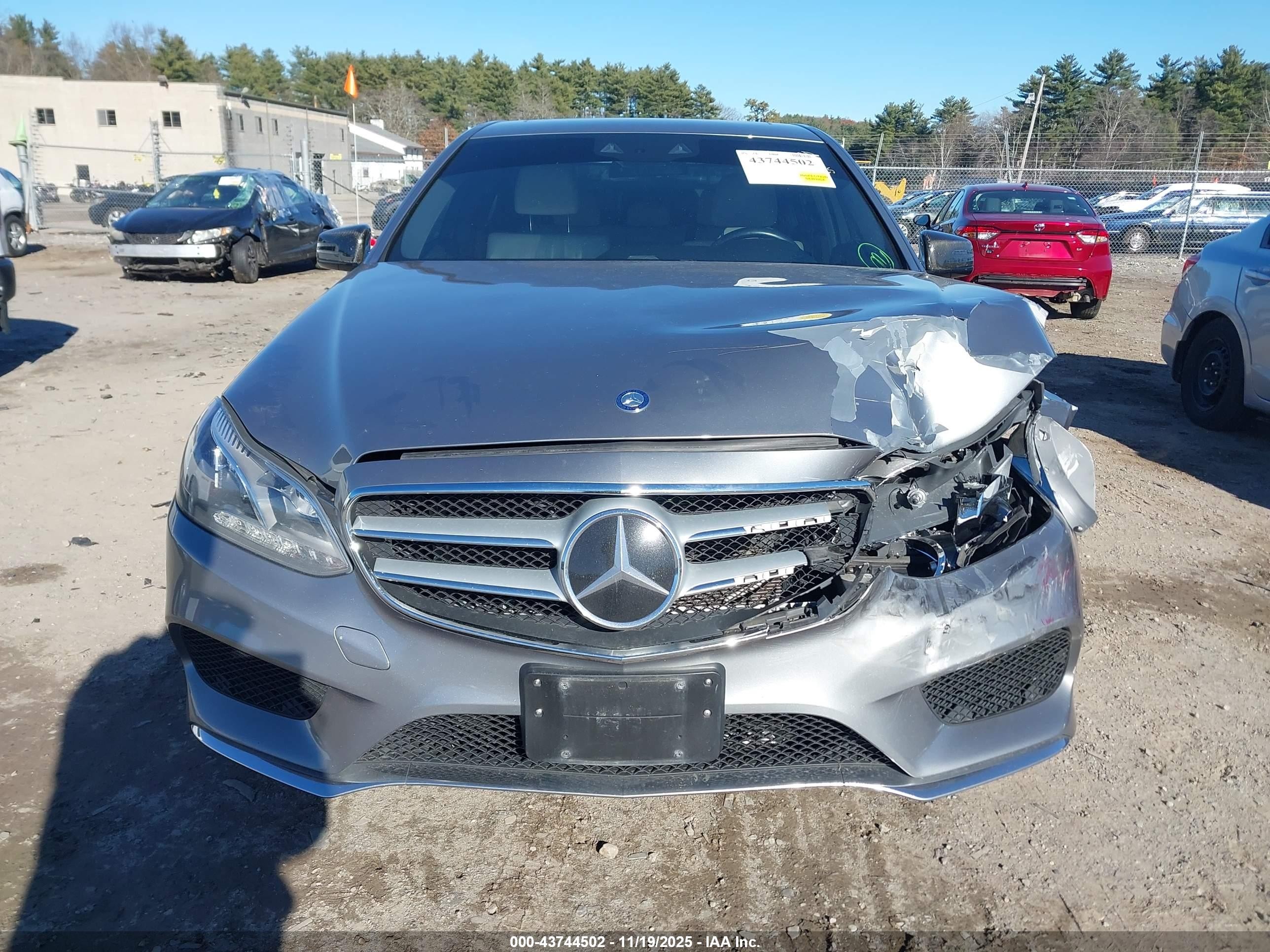 2014 Mercedes-benz E 350 4matic Gray vin: WDDHF8JB3EA859199