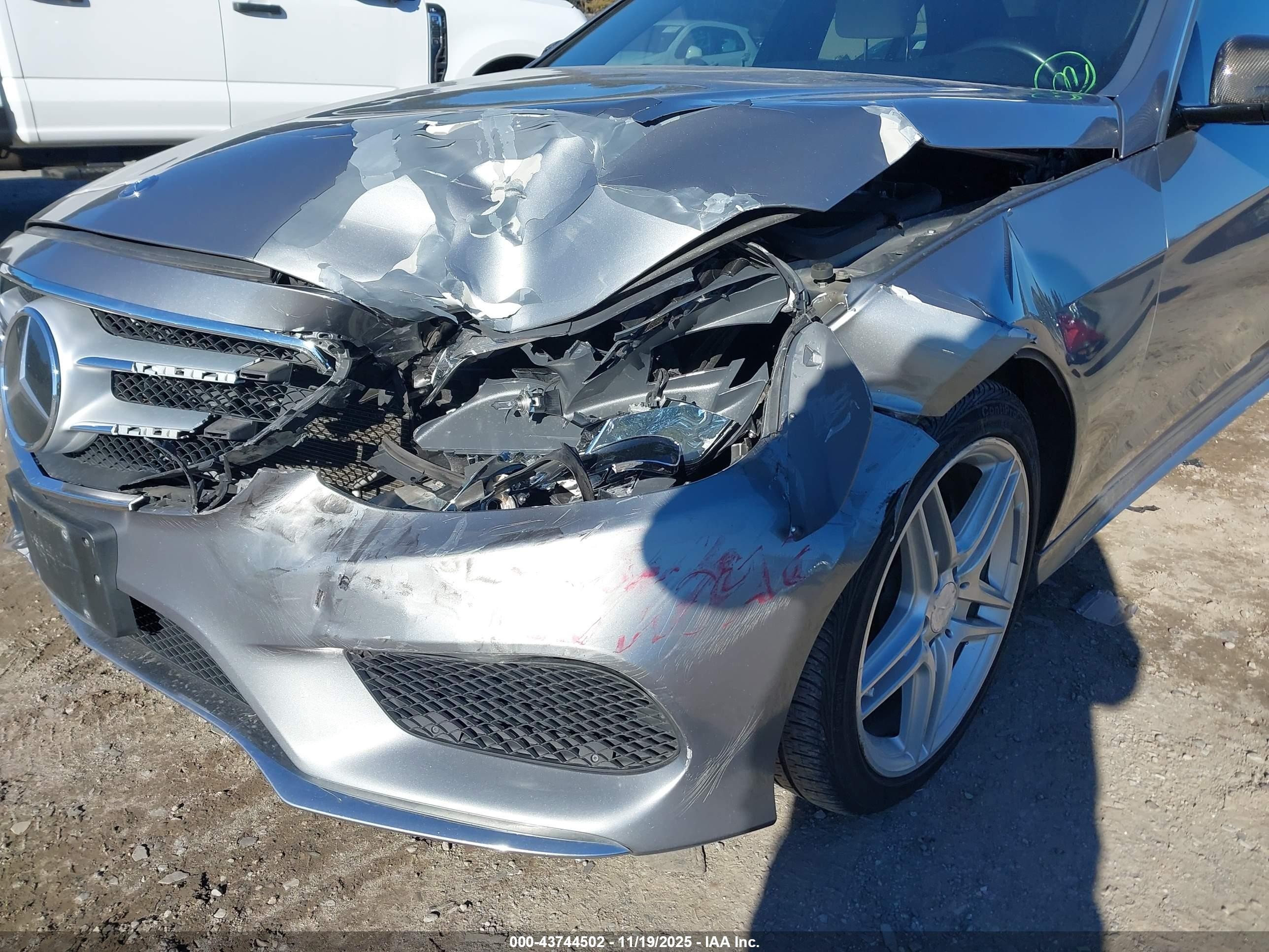 2014 Mercedes-benz E 350 4matic Gray vin: WDDHF8JB3EA859199