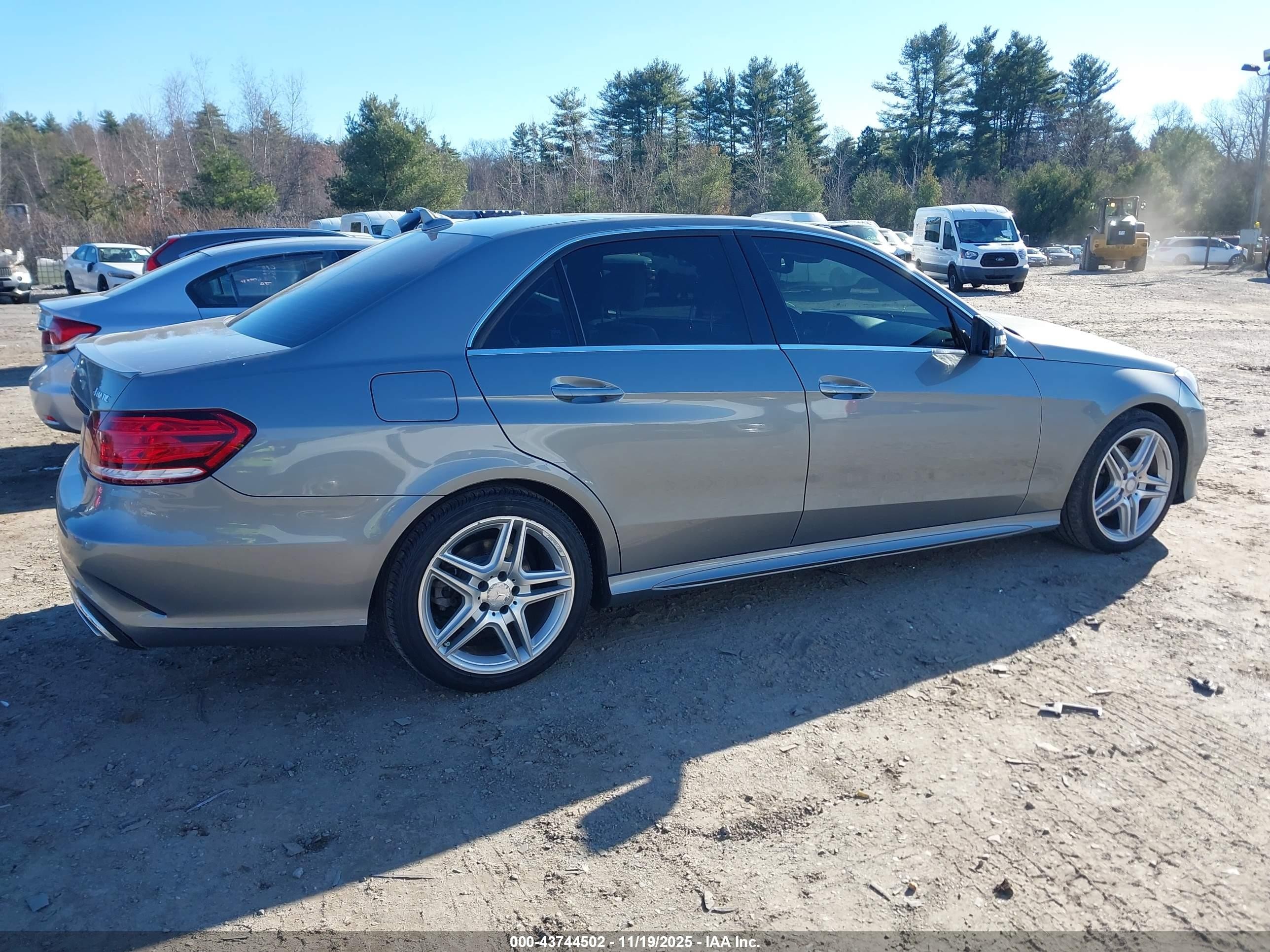 2014 Mercedes-benz E 350 4matic Gray vin: WDDHF8JB3EA859199