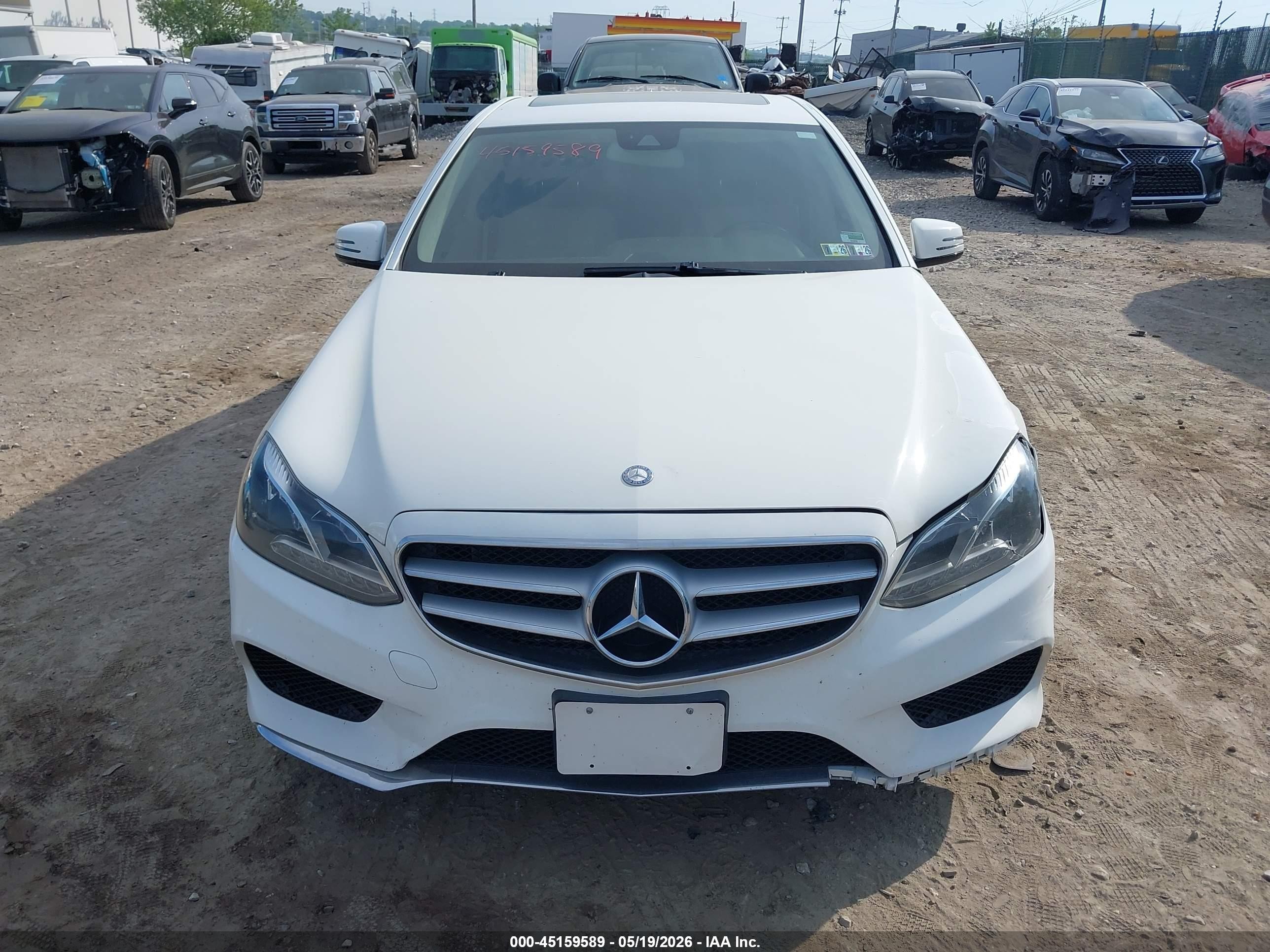 2014 Mercedes-benz E 350 4matic White vin: WDDHF8JB3EA895748
