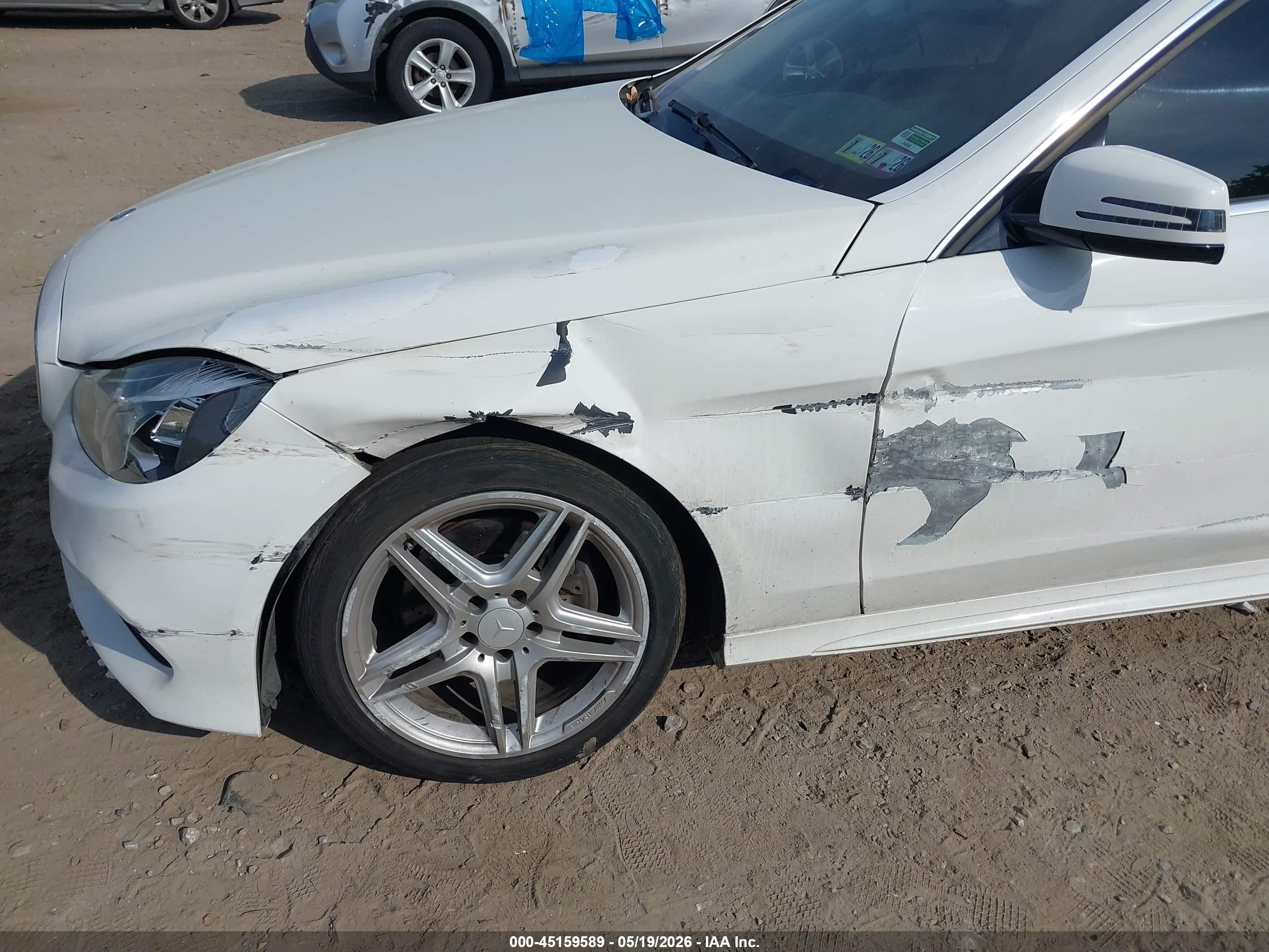 2014 Mercedes-benz E 350 4matic White vin: WDDHF8JB3EA895748