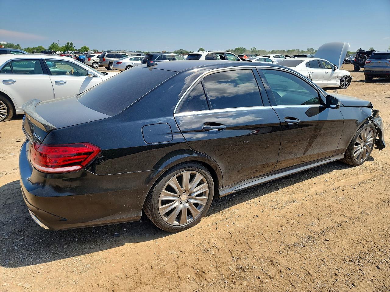 2014 Mercedes-benz E 350 4matic Black vin: WDDHF8JB3EA898004