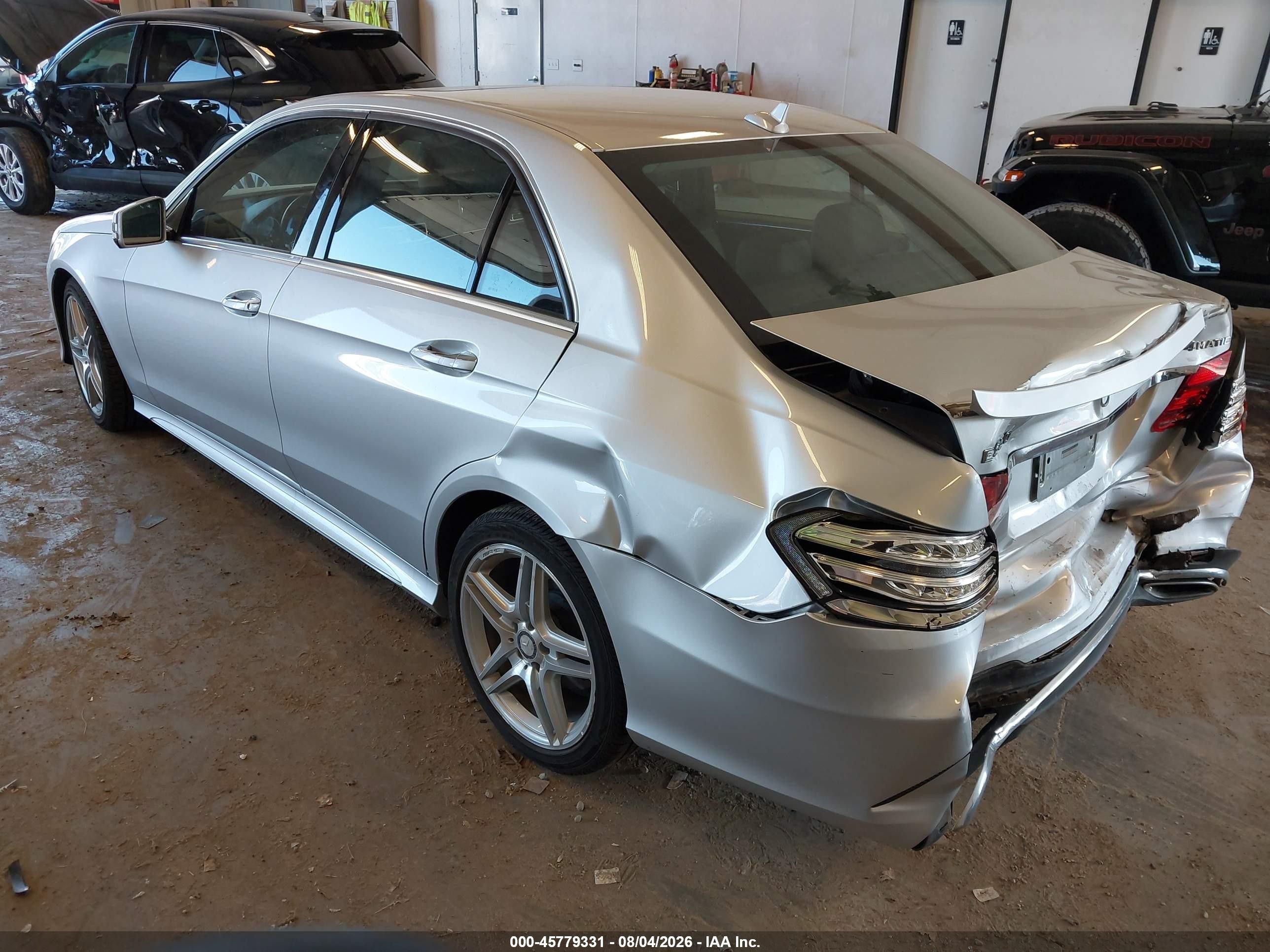2014 Mercedes-benz E 350 4matic Серебряный vin: WDDHF8JB3EA899122