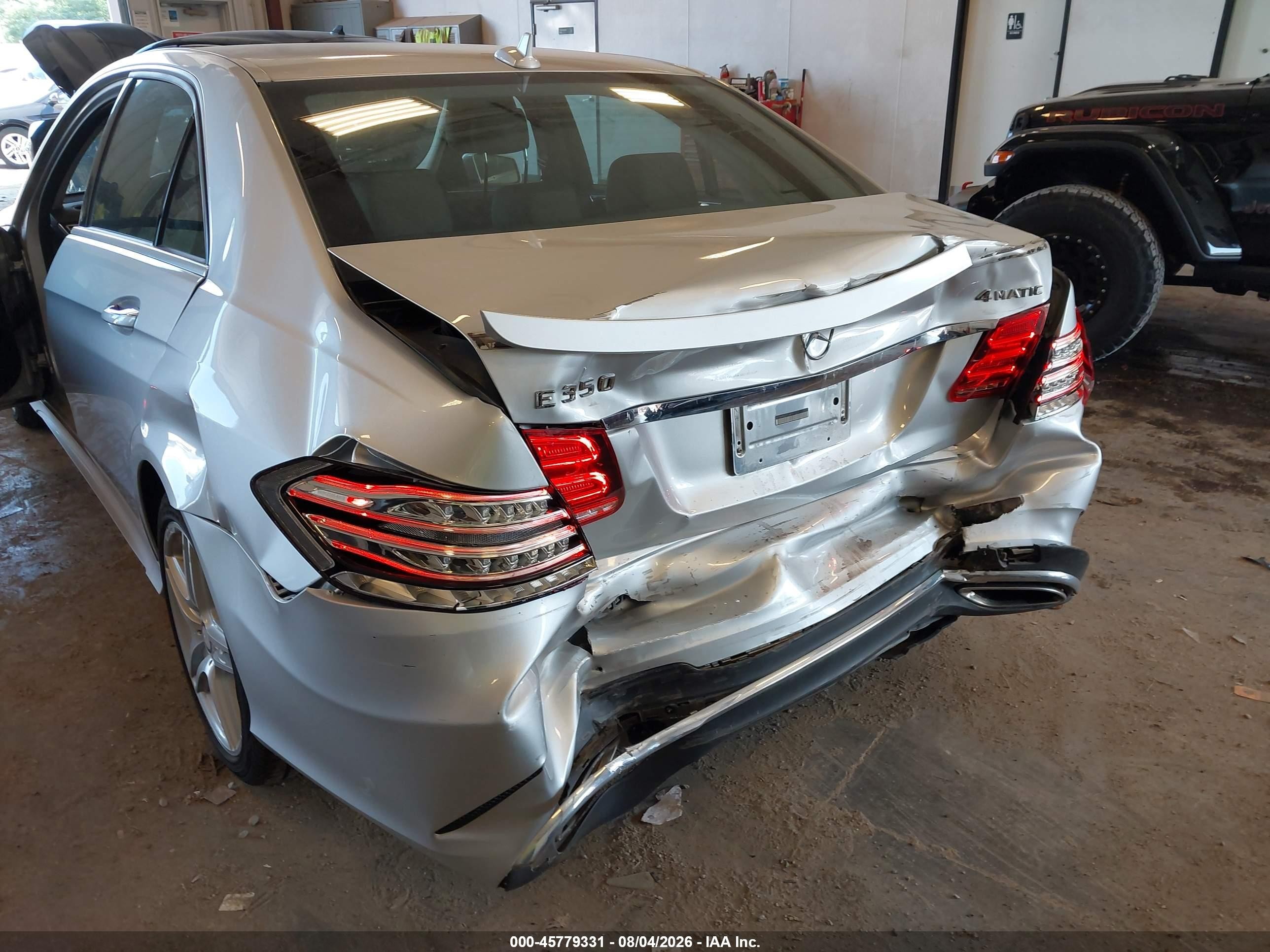 2014 Mercedes-benz E 350 4matic Серебряный vin: WDDHF8JB3EA899122