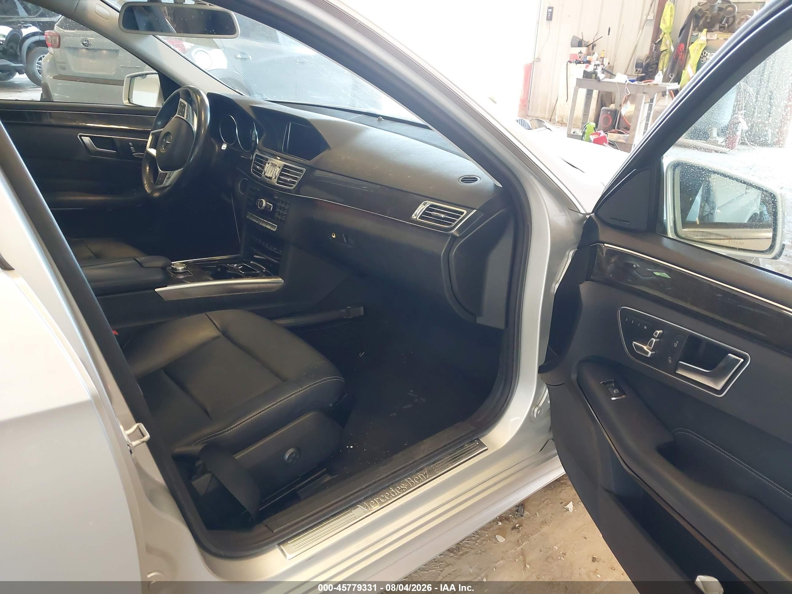 2014 Mercedes-benz E 350 4matic Серебряный vin: WDDHF8JB3EA899122