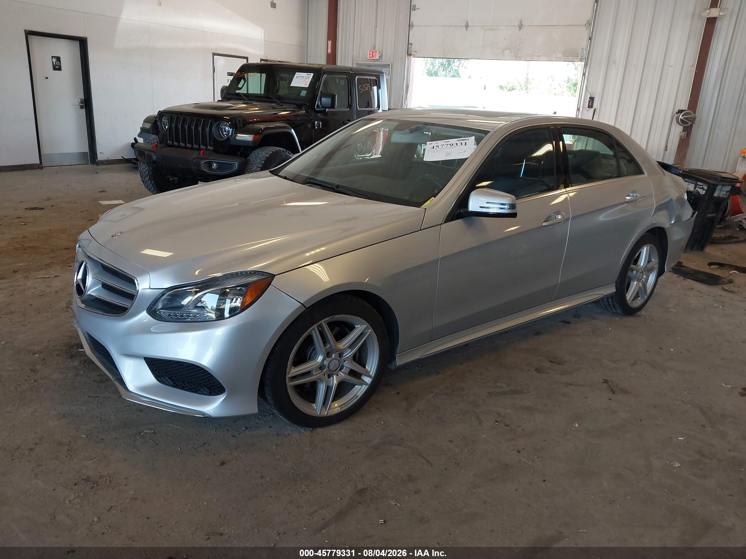 2014 Mercedes-benz E 350 4matic Серебряный vin: WDDHF8JB3EA899122
