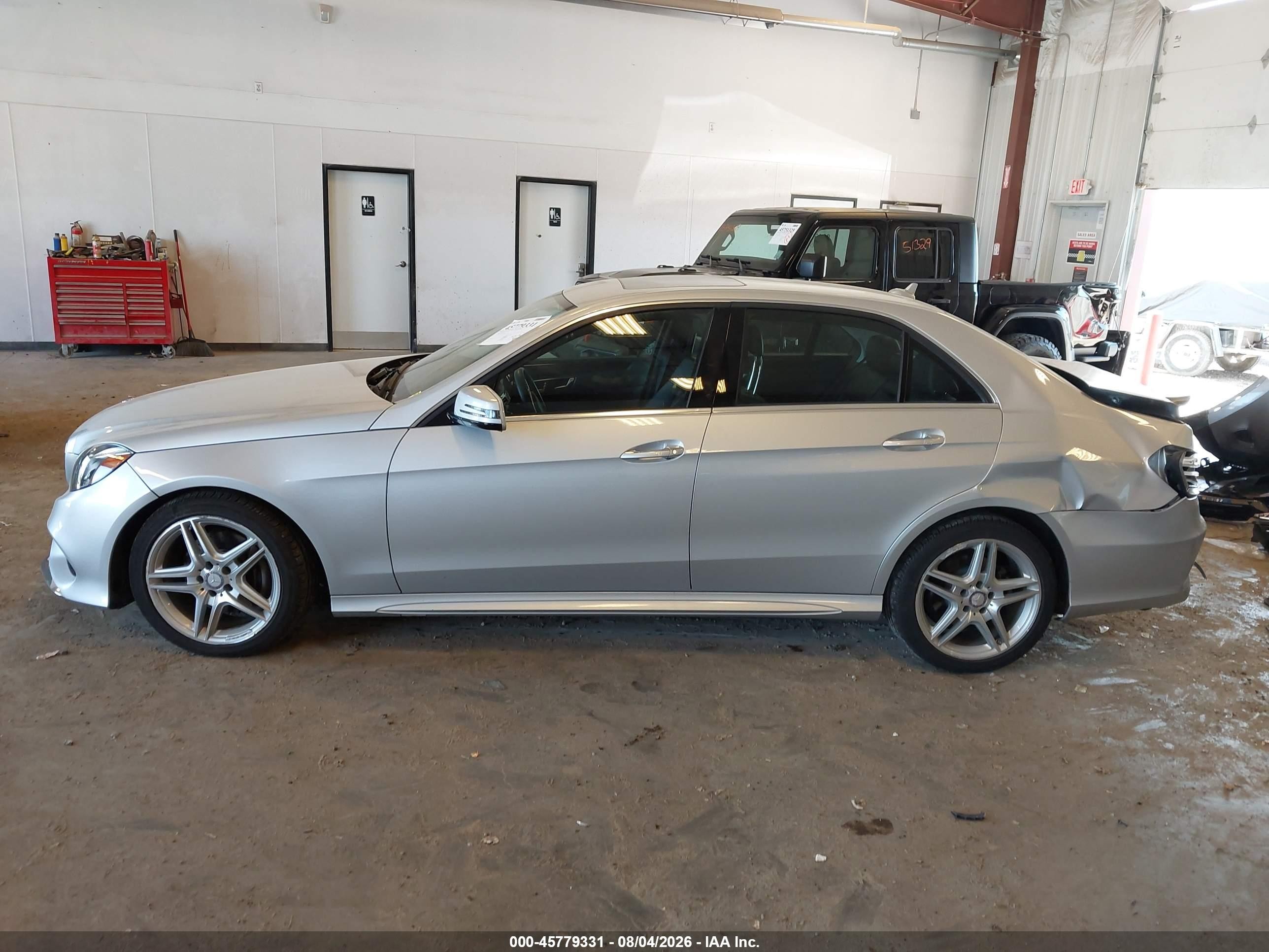 2014 Mercedes-benz E 350 4matic Серебряный vin: WDDHF8JB3EA899122