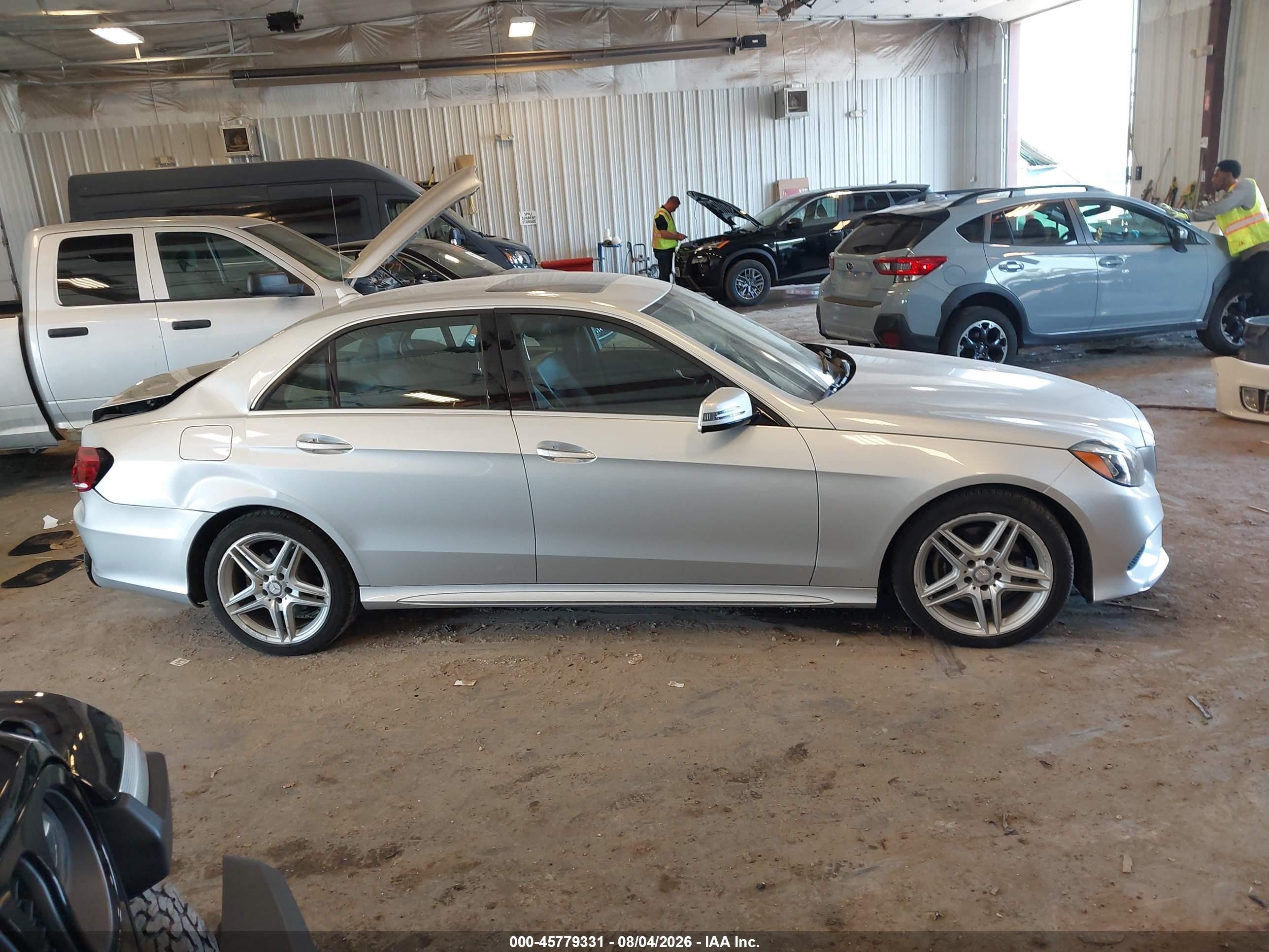 2014 Mercedes-benz E 350 4matic Серебряный vin: WDDHF8JB3EA899122