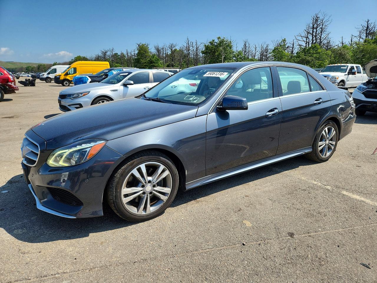 2014 Mercedes-benz E 350 4matic Gray vin: WDDHF8JB3EA904559