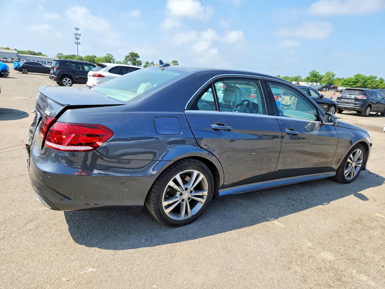 2014 Mercedes-benz E 350 4matic Gray vin: WDDHF8JB3EA904559