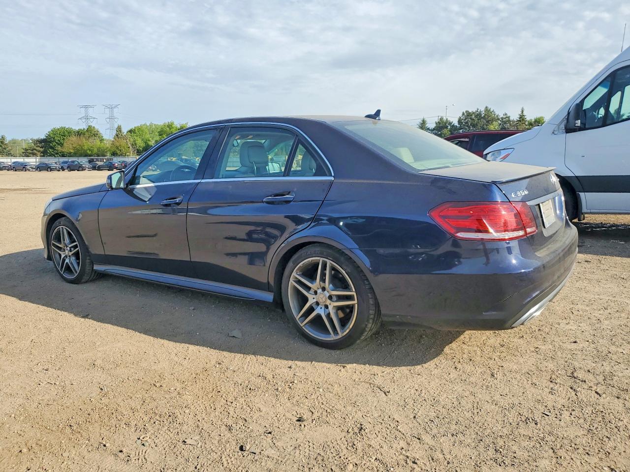 2014 Mercedes-benz E 350 4matic Blue vin: WDDHF8JB3EA930353