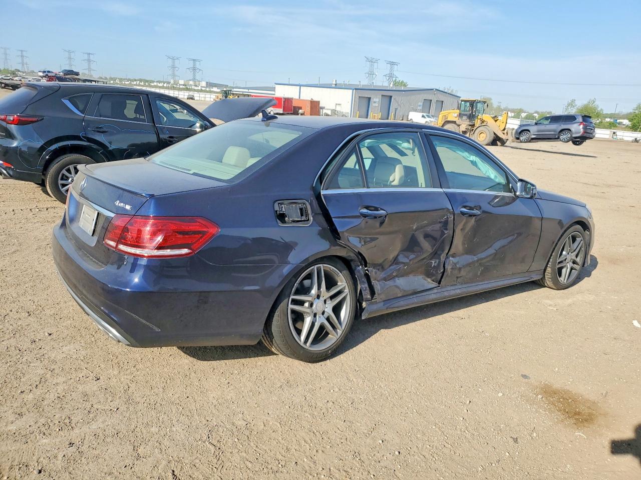 2014 Mercedes-benz E 350 4matic Blue vin: WDDHF8JB3EA930353