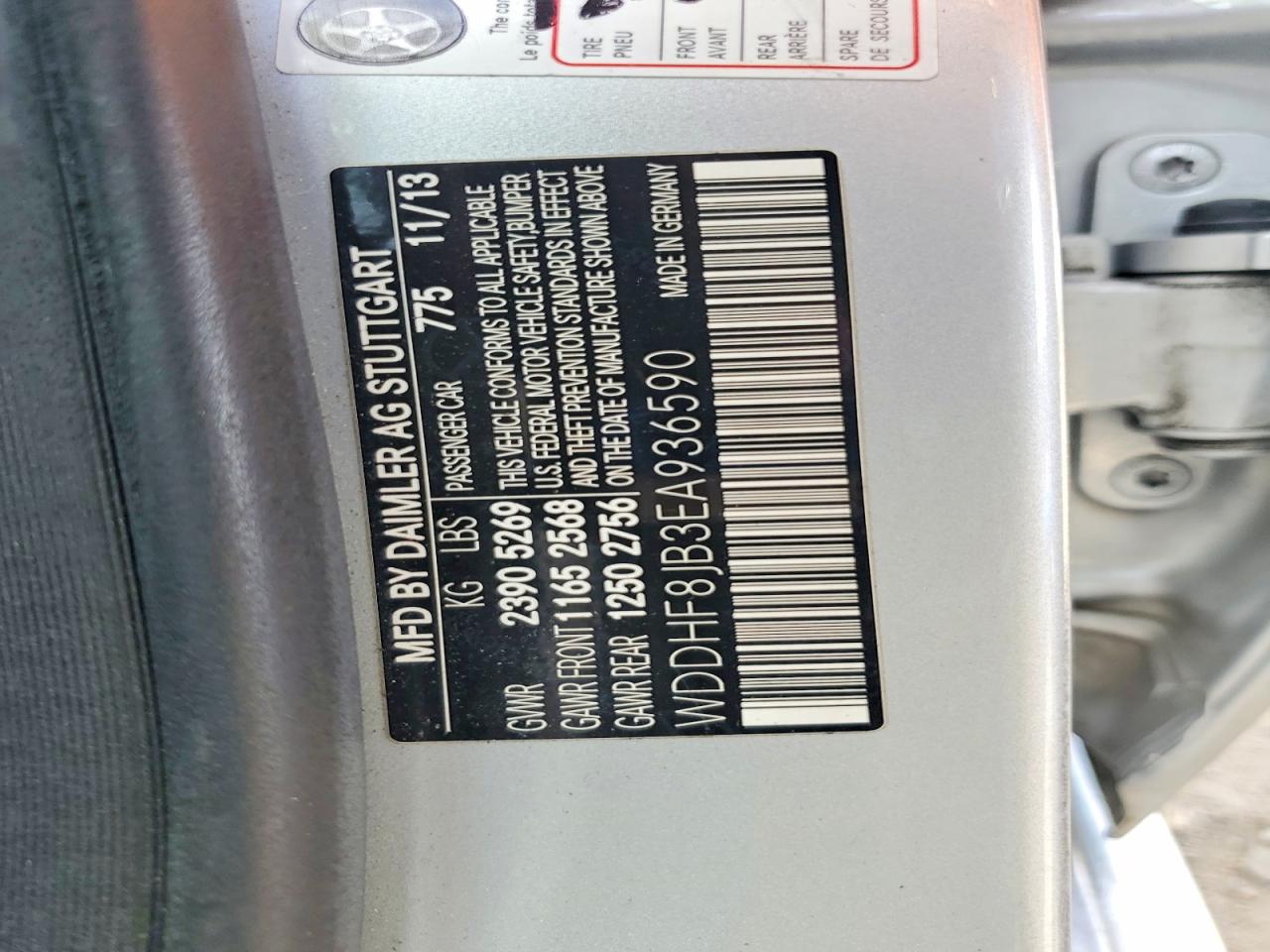 2014 Mercedes-benz E 350 4matic Белый vin: WDDHF8JB3EA936590