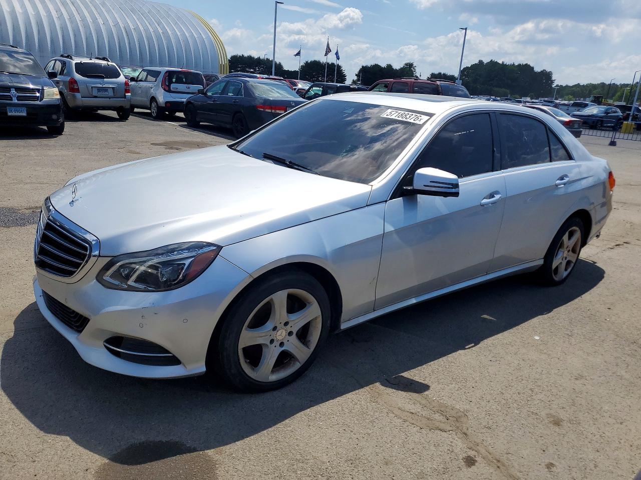 2014 Mercedes-benz E 350 4matic Silver vin: WDDHF8JB3EA972487