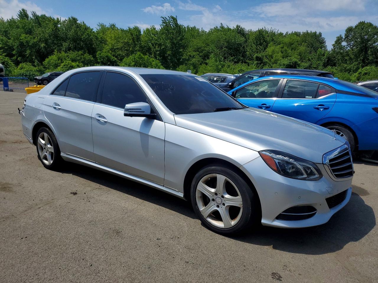 2014 Mercedes-benz E 350 4matic Silver vin: WDDHF8JB3EA972487