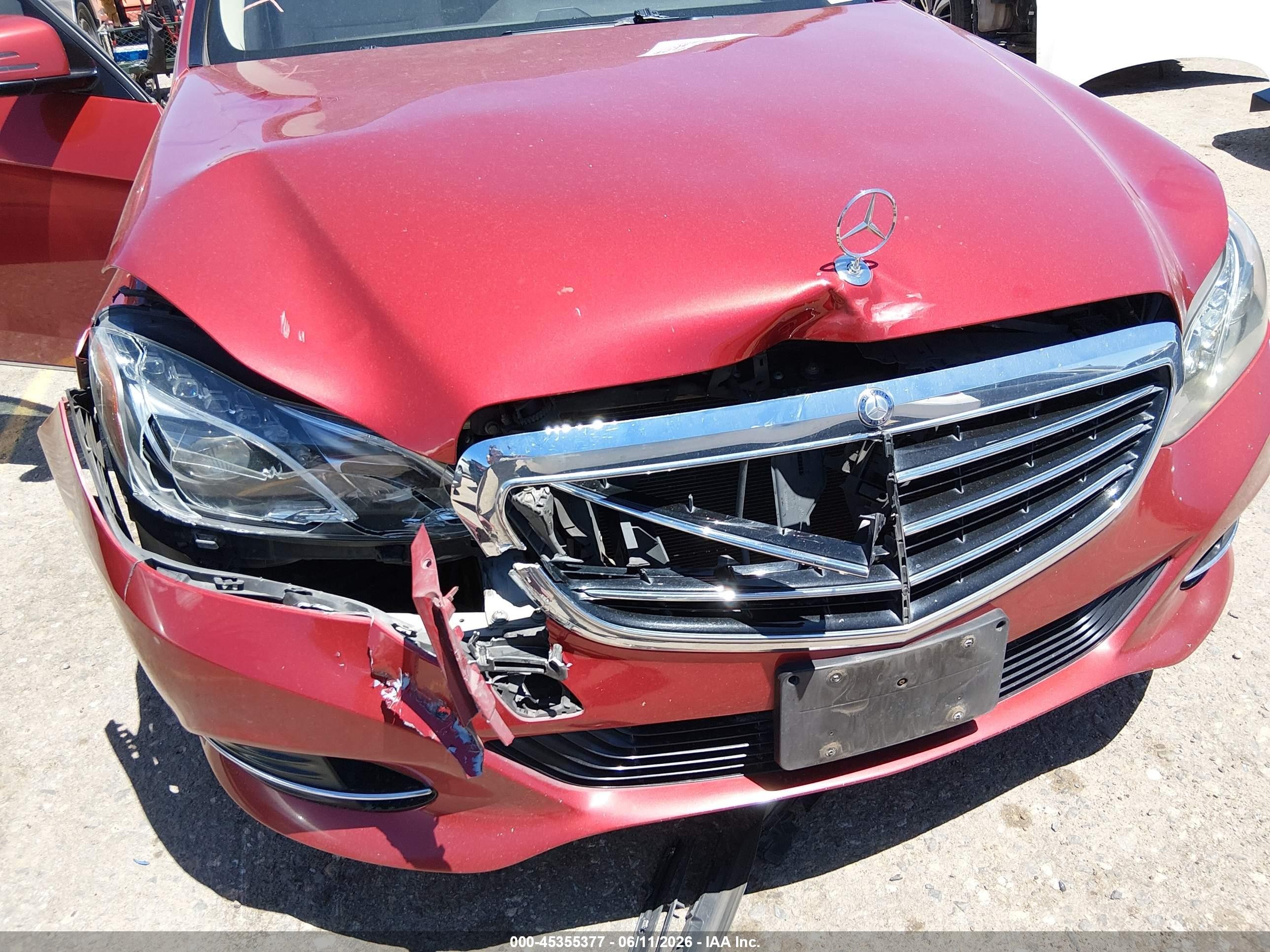2014 Mercedes-benz E 350 4matic Red vin: WDDHF8JB3EA988365