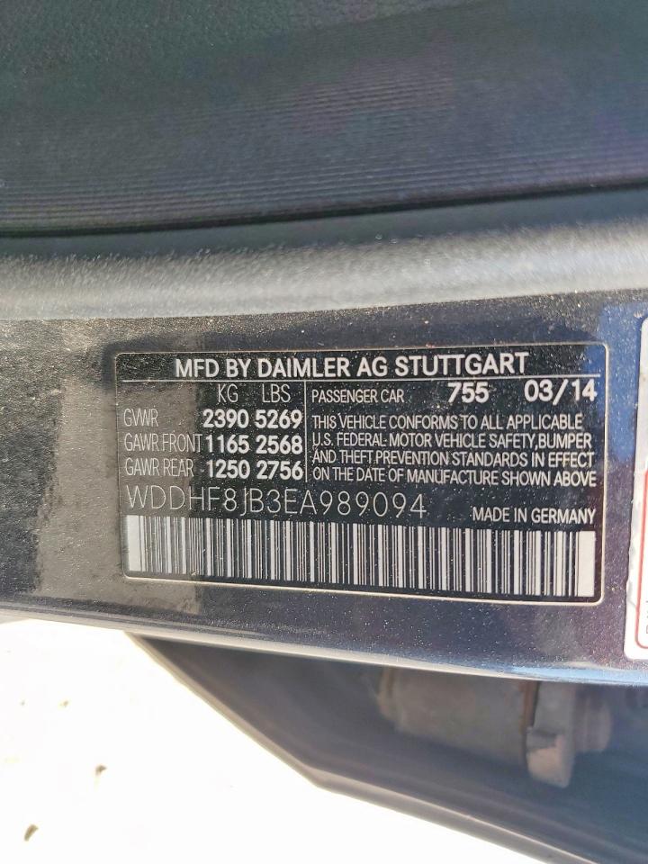 2014 Mercedes-benz E 350 4matic Gray vin: WDDHF8JB3EA989094